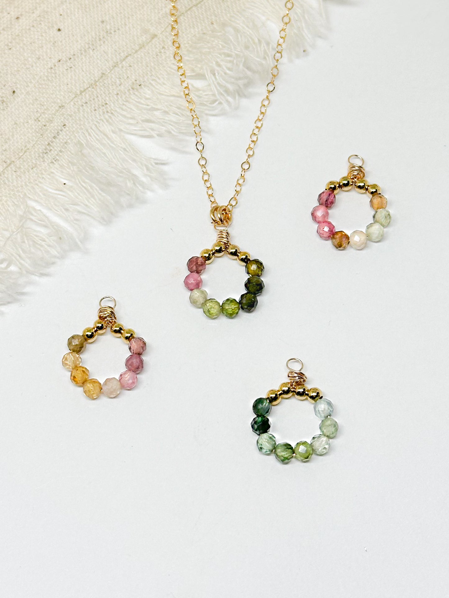 Colorful Tourmaline Necklace