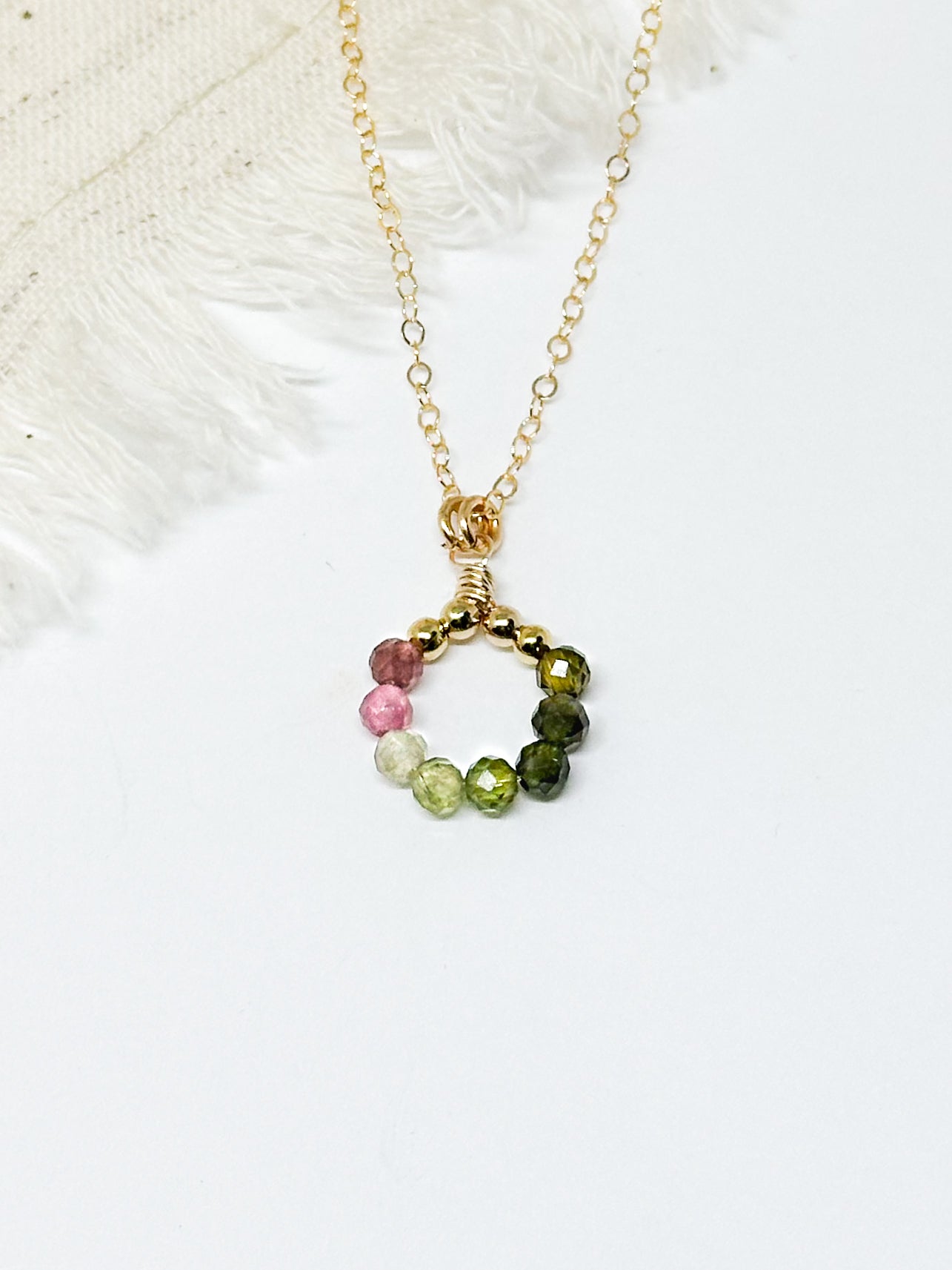 Colorful Tourmaline Necklace