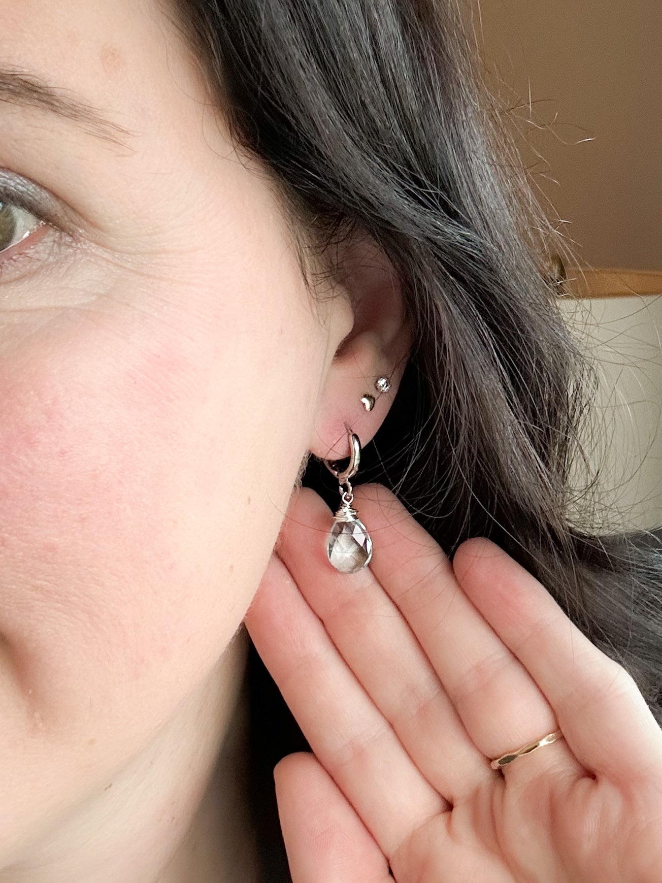 Birthstone earring set