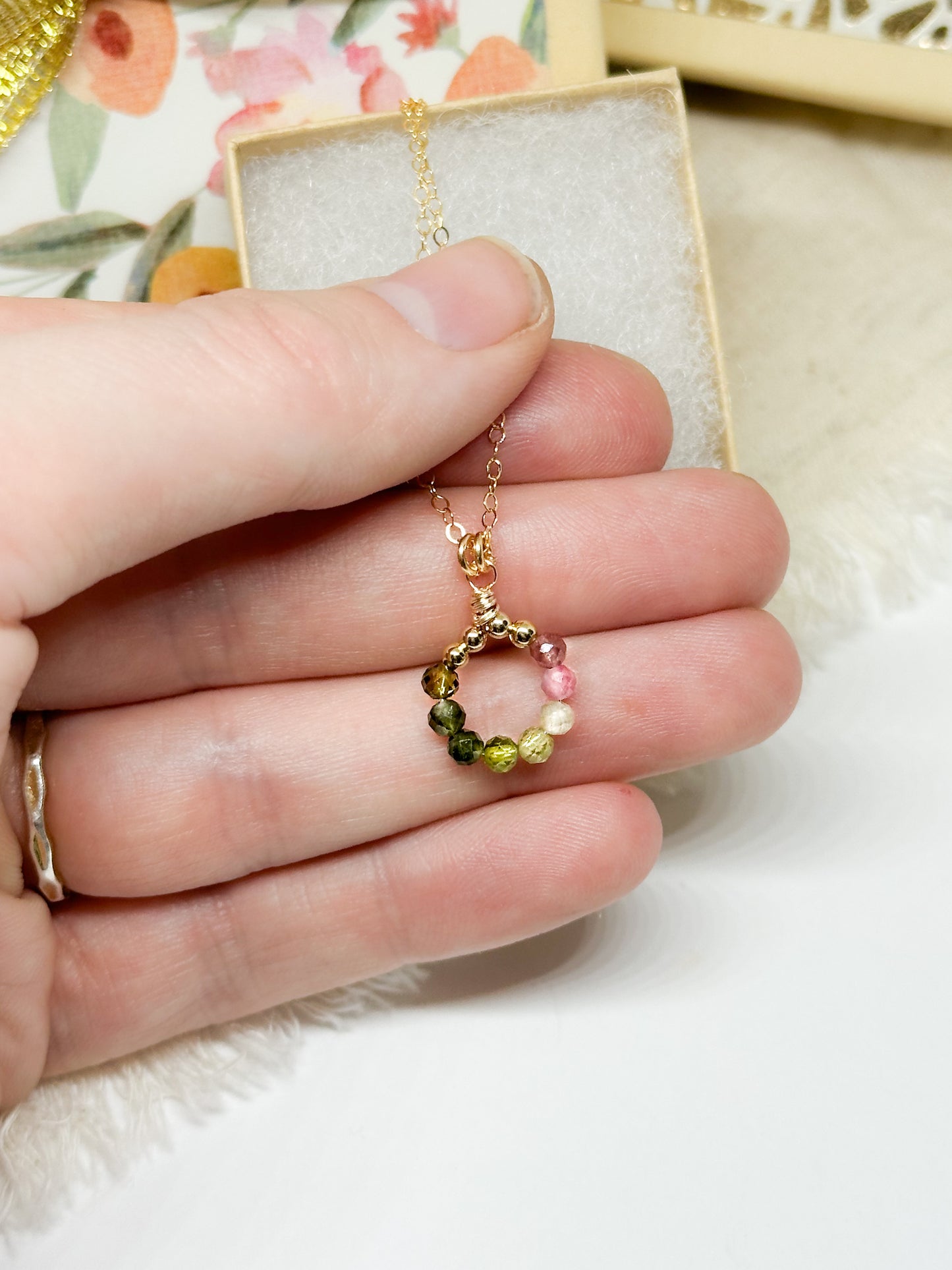 Colorful Tourmaline Necklace