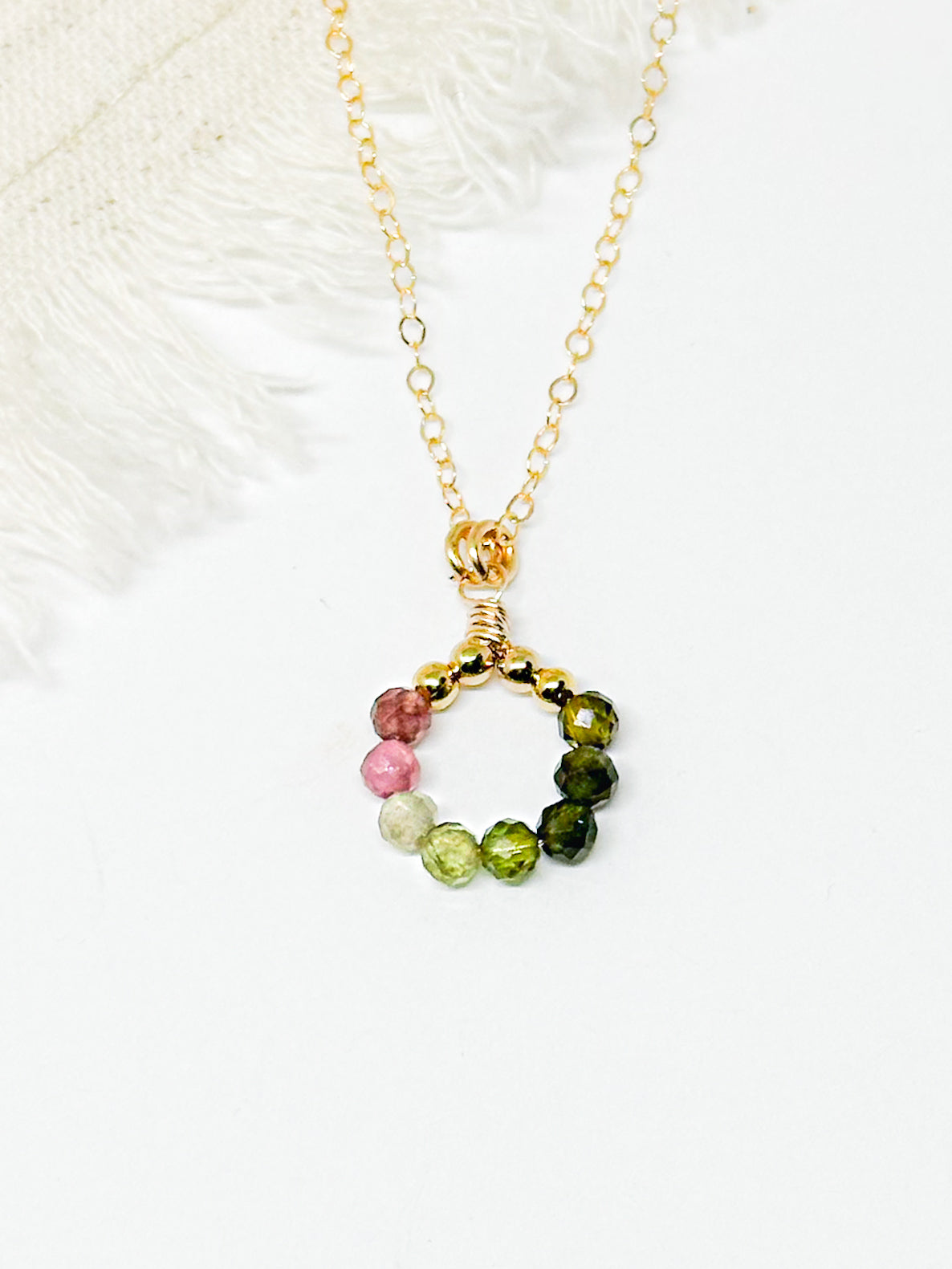 Colorful Tourmaline Necklace