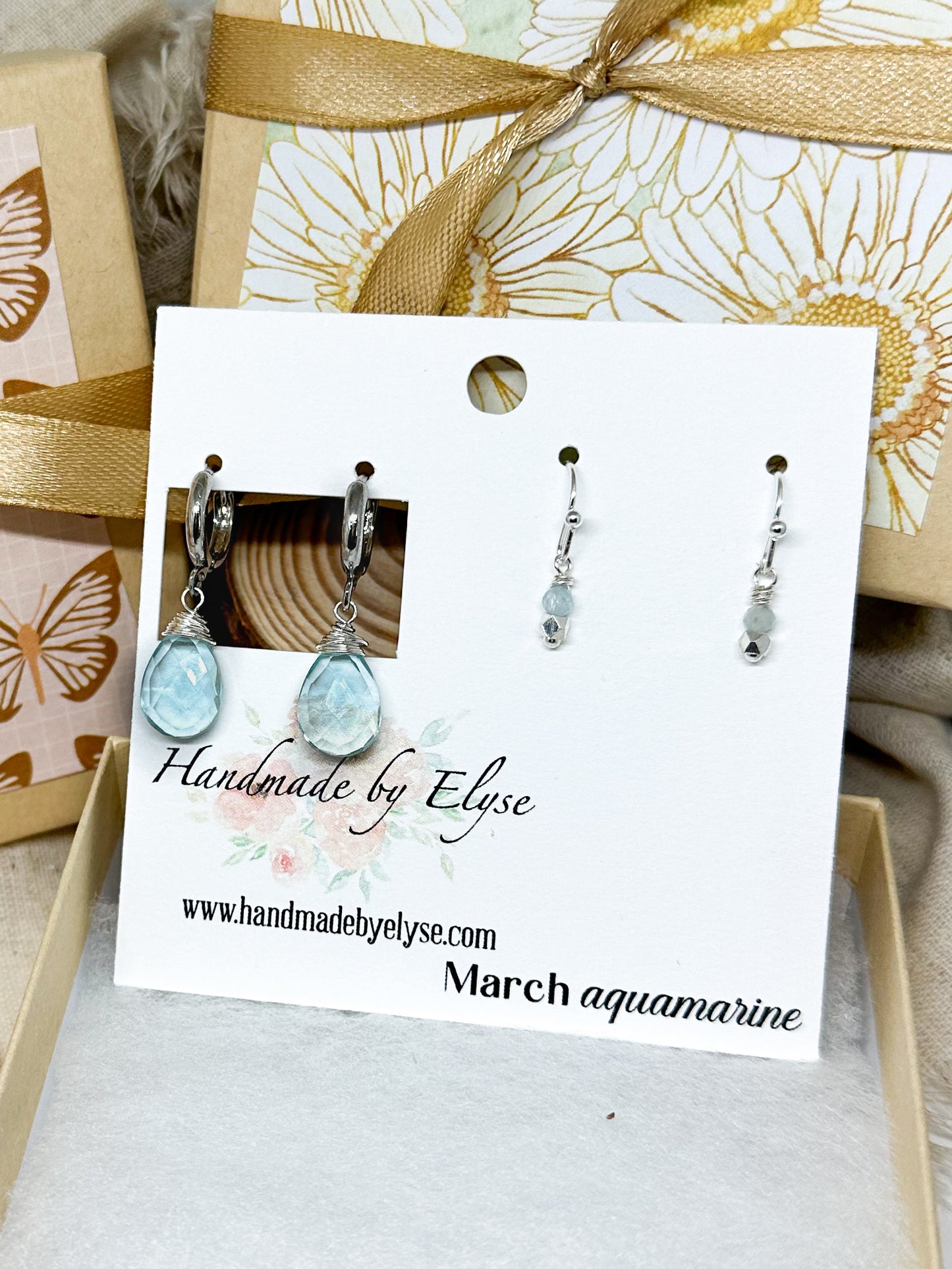Birthstone earring set