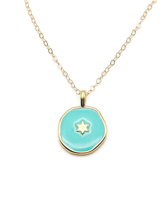 Star of David necklace gold