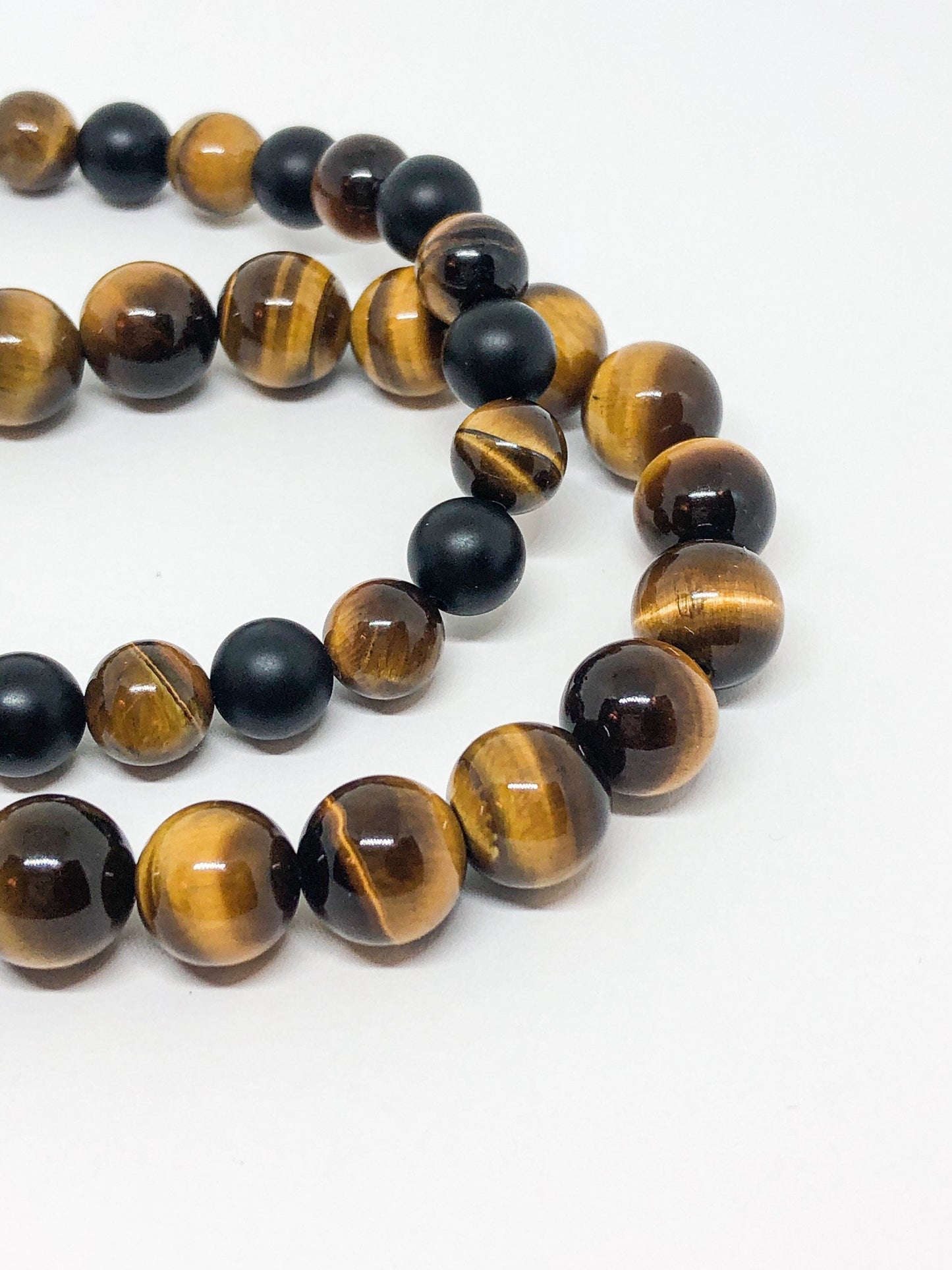 Father's Day gift ideas - Tiger eye beaded bracelets