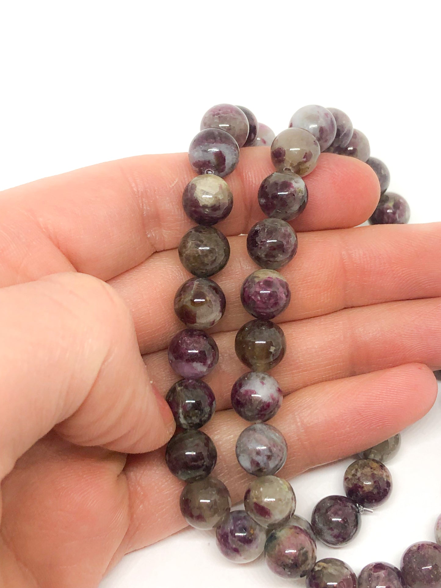 Eudalite beaded bracelet