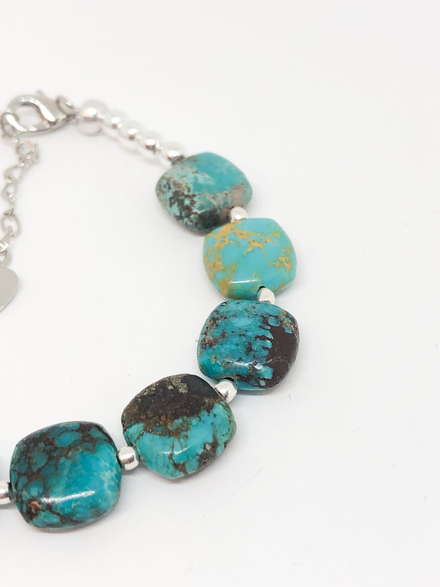 Square turquoise bracelets