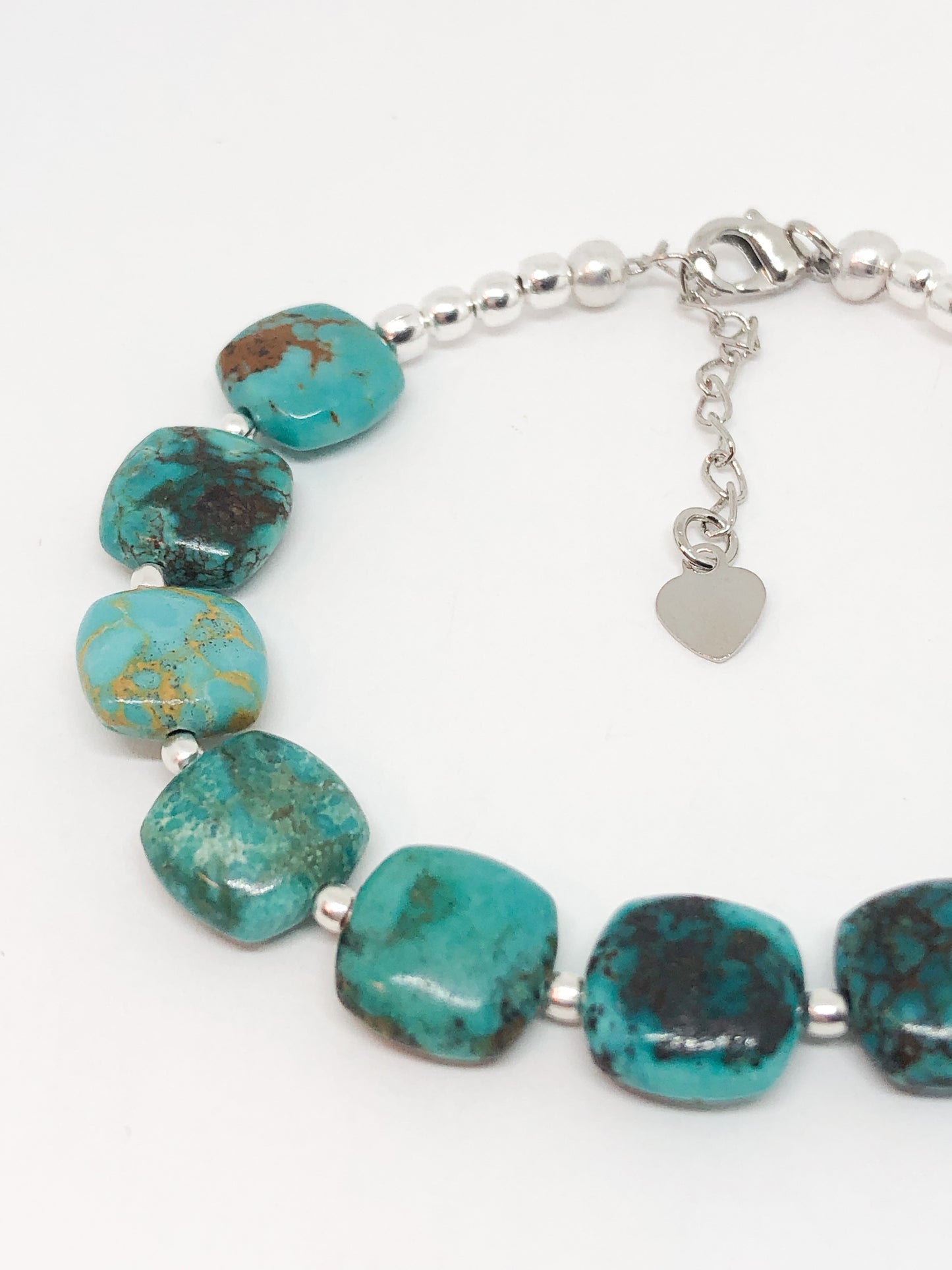 Square turquoise bracelets