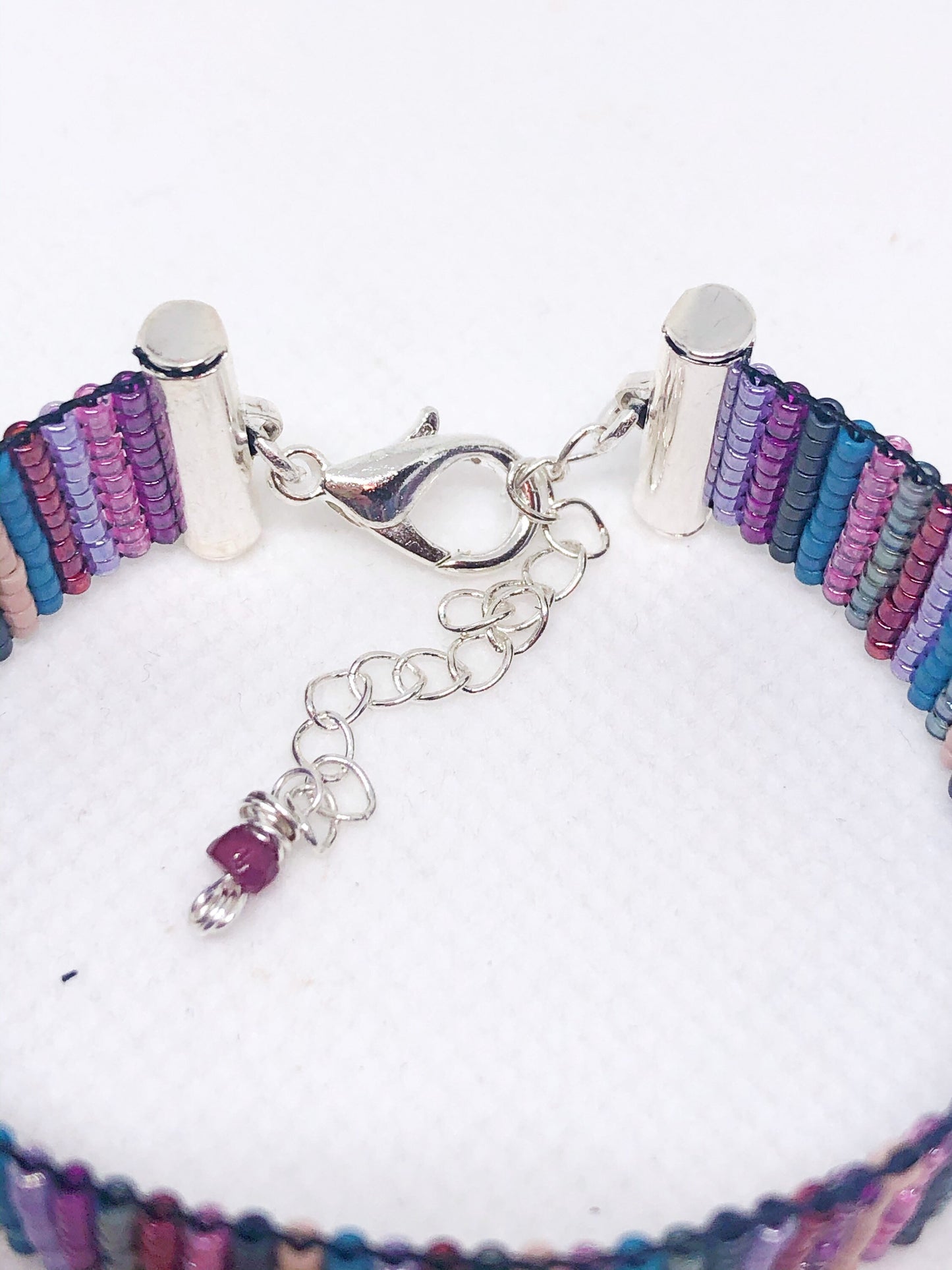 Multi colored bead loom bracelet