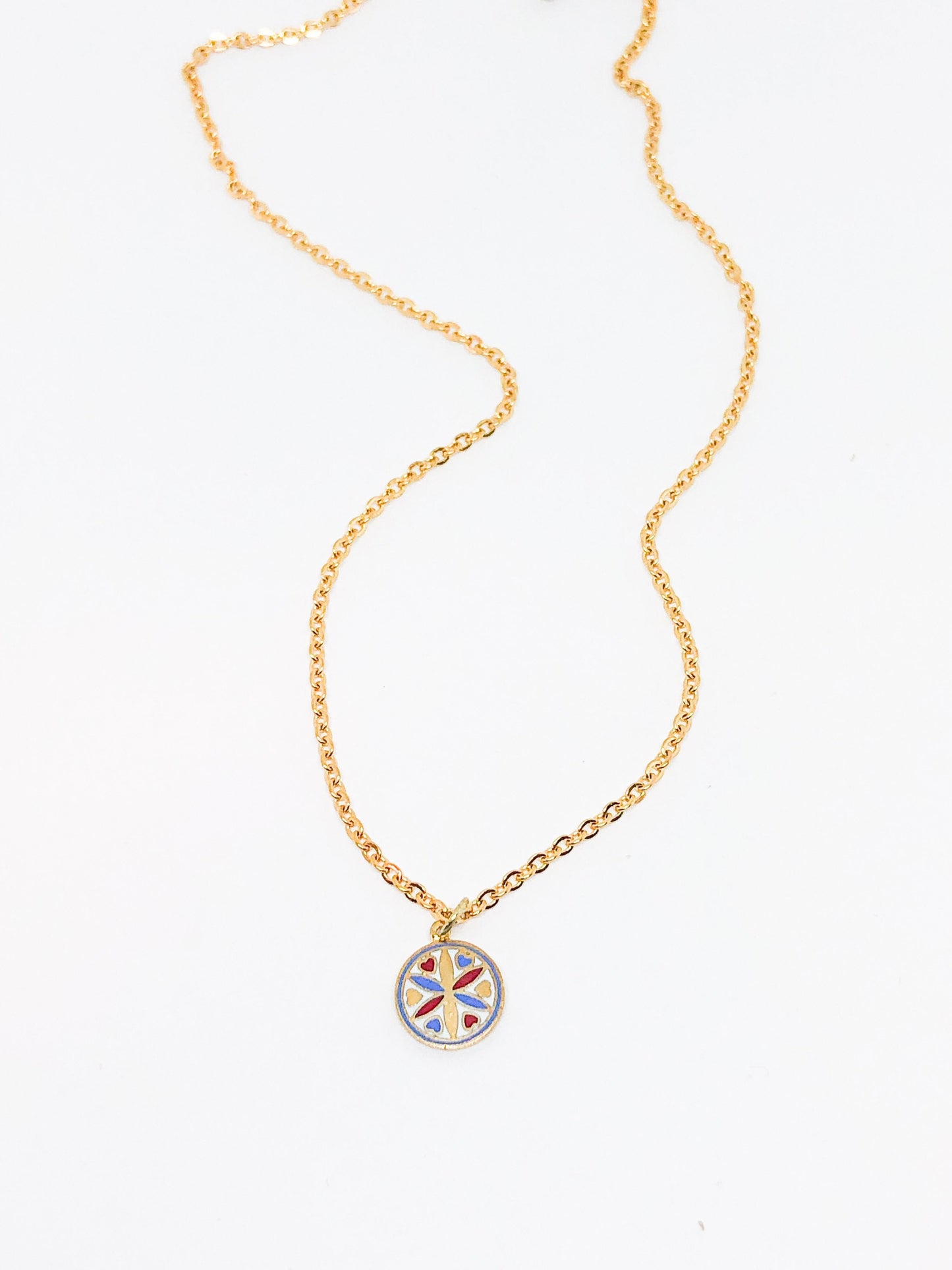 Nautical necklace gold