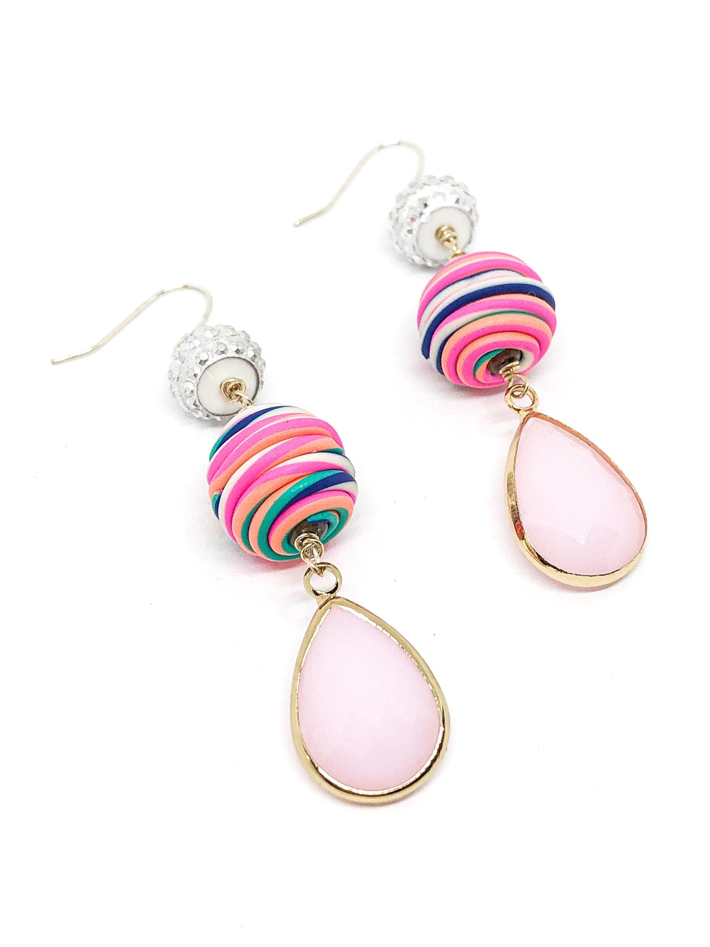 Fimo statement earrings