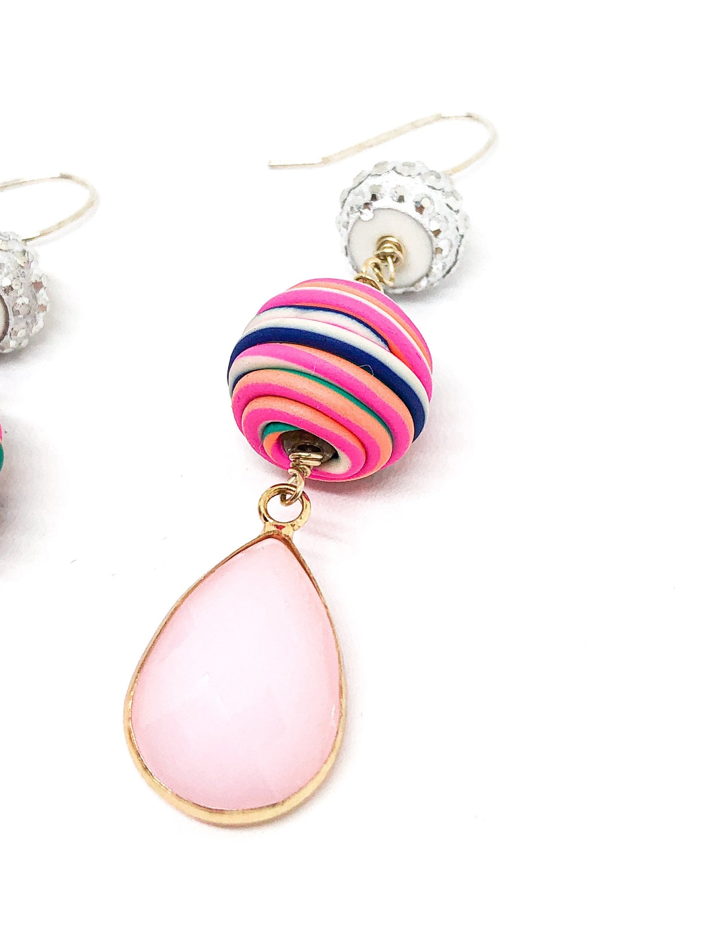 Fimo statement earrings