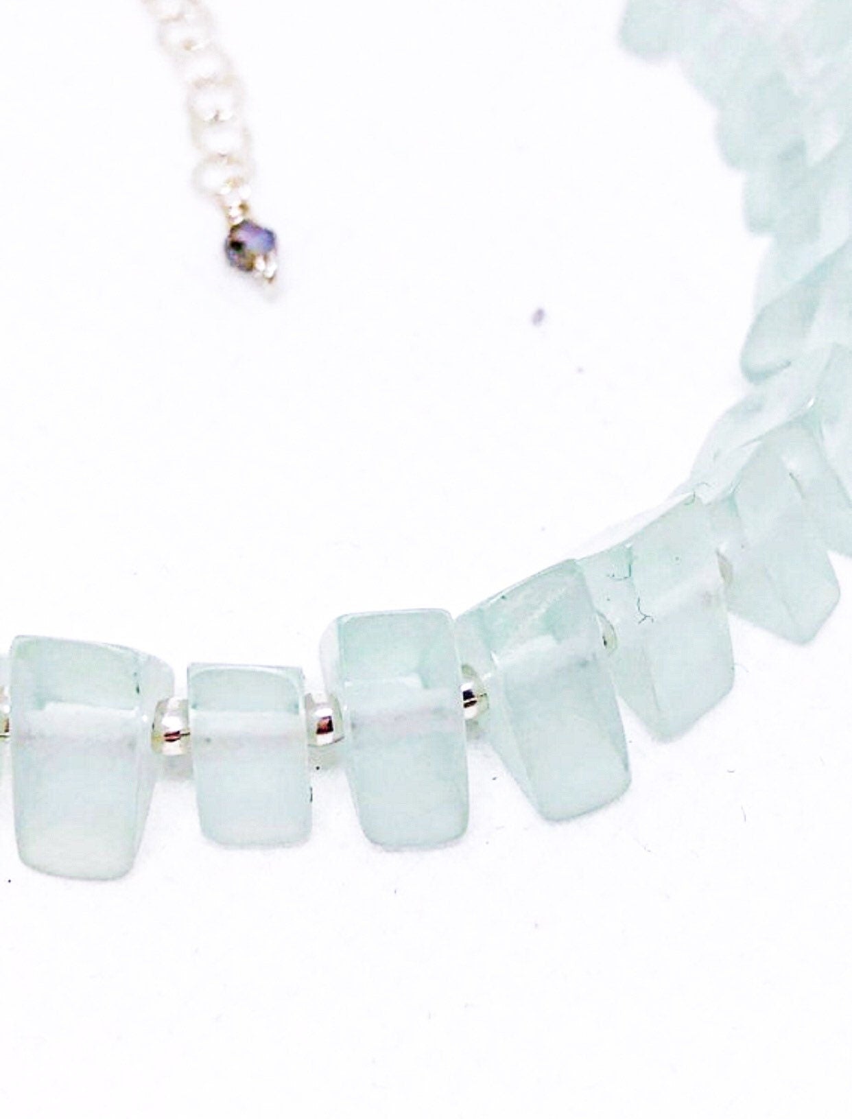Light blue resin bracelet