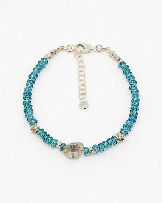 London blue topaz bracelet
