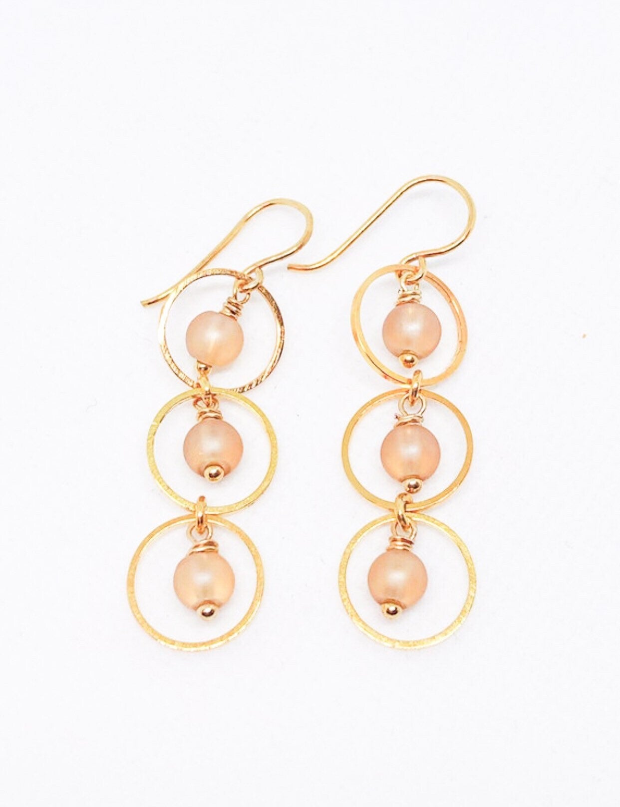 Modern statement earrings