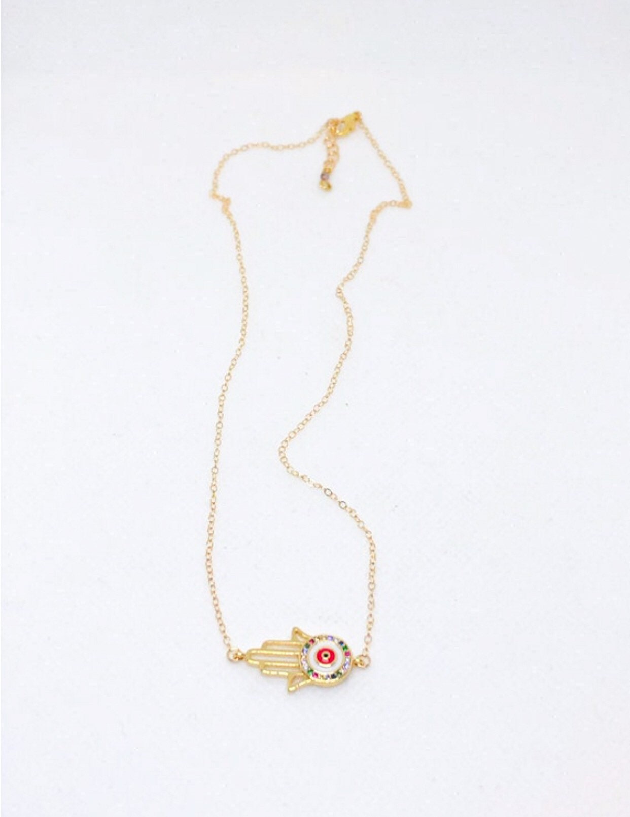 Hamsa necklace