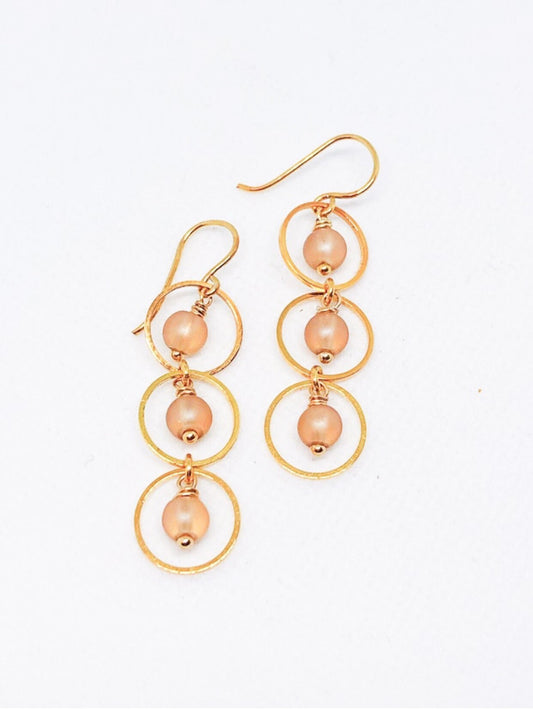 Modern statement earrings