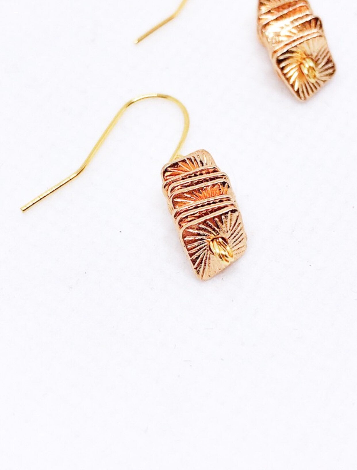 Dainty gold earrings