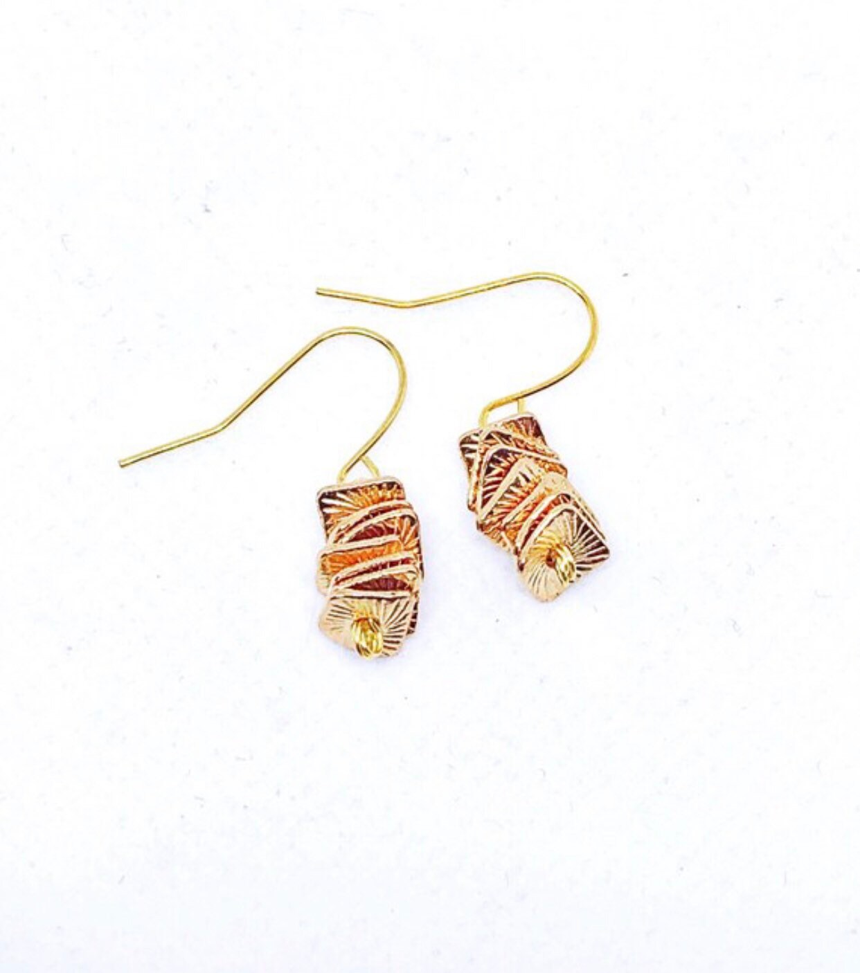 Dainty silver earrings