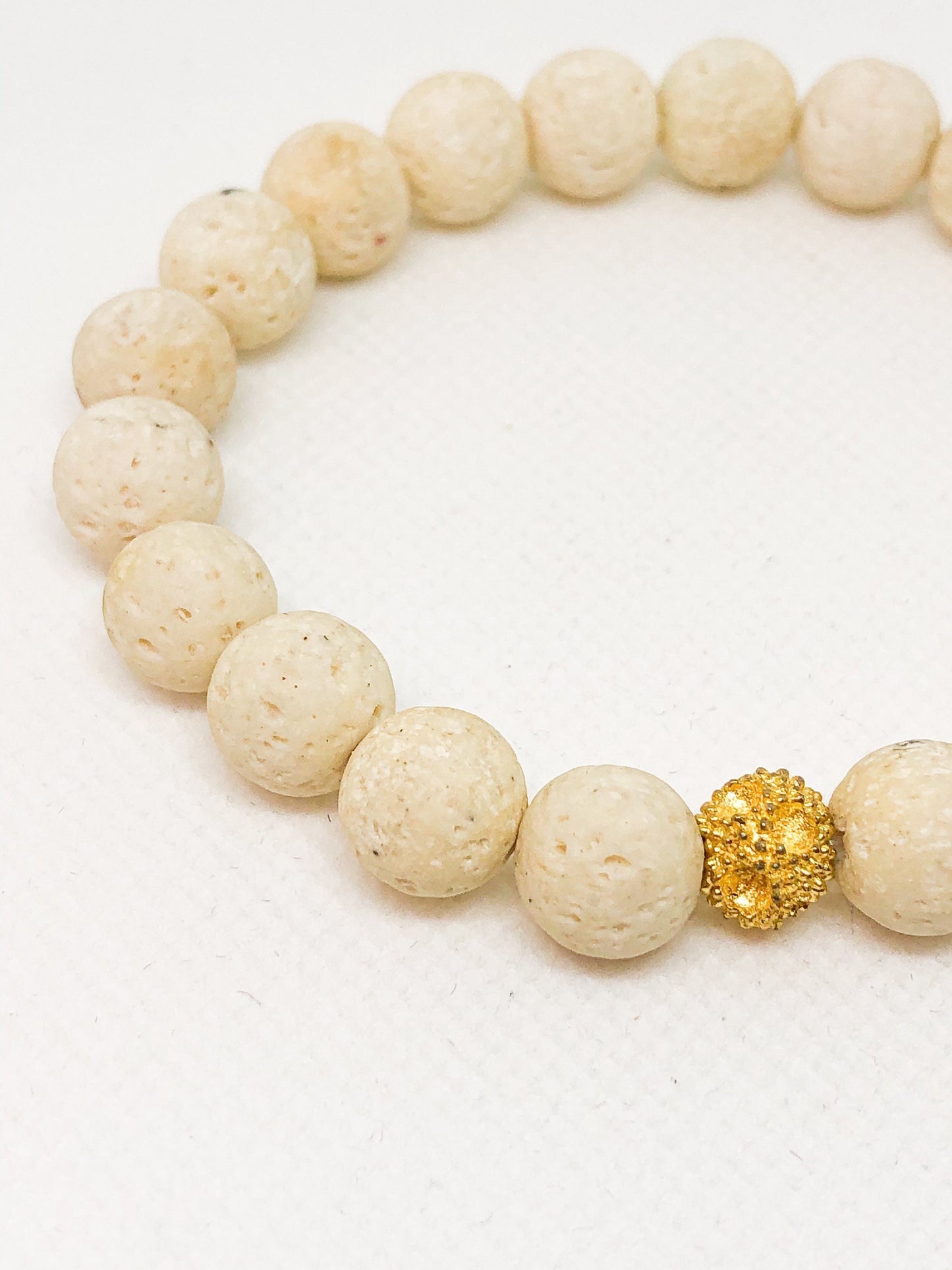 Lava stone beaded bracelet