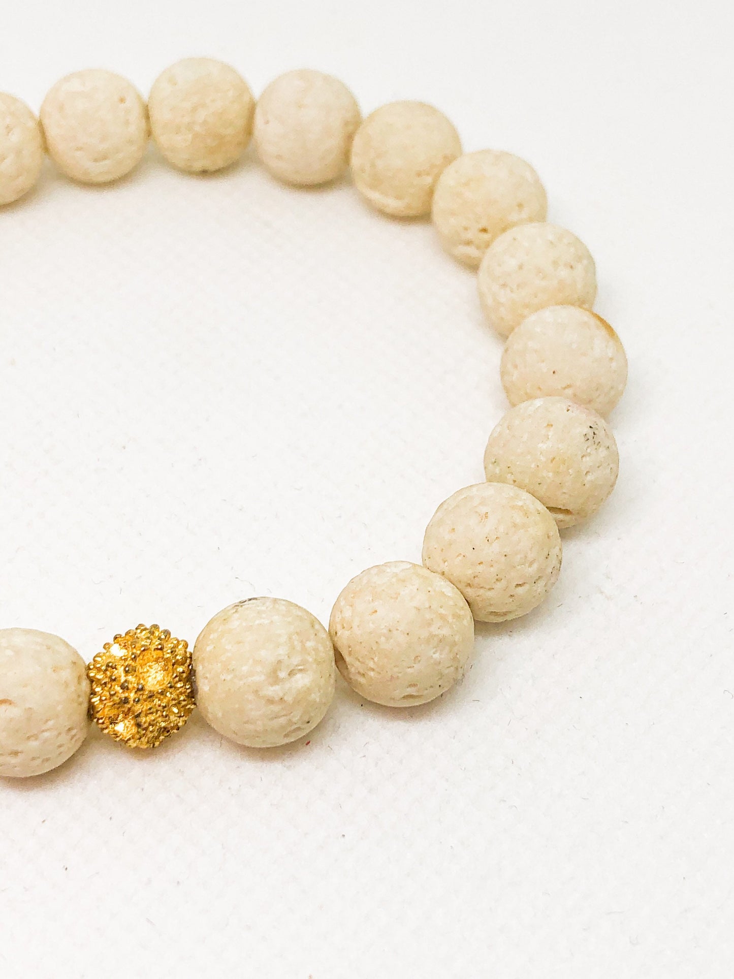 Lava stone beaded bracelet