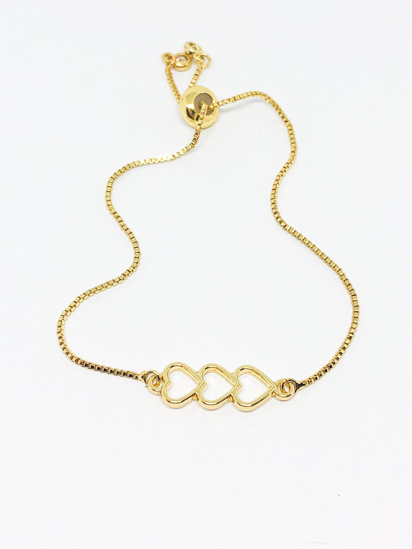 Heart bracelet gold