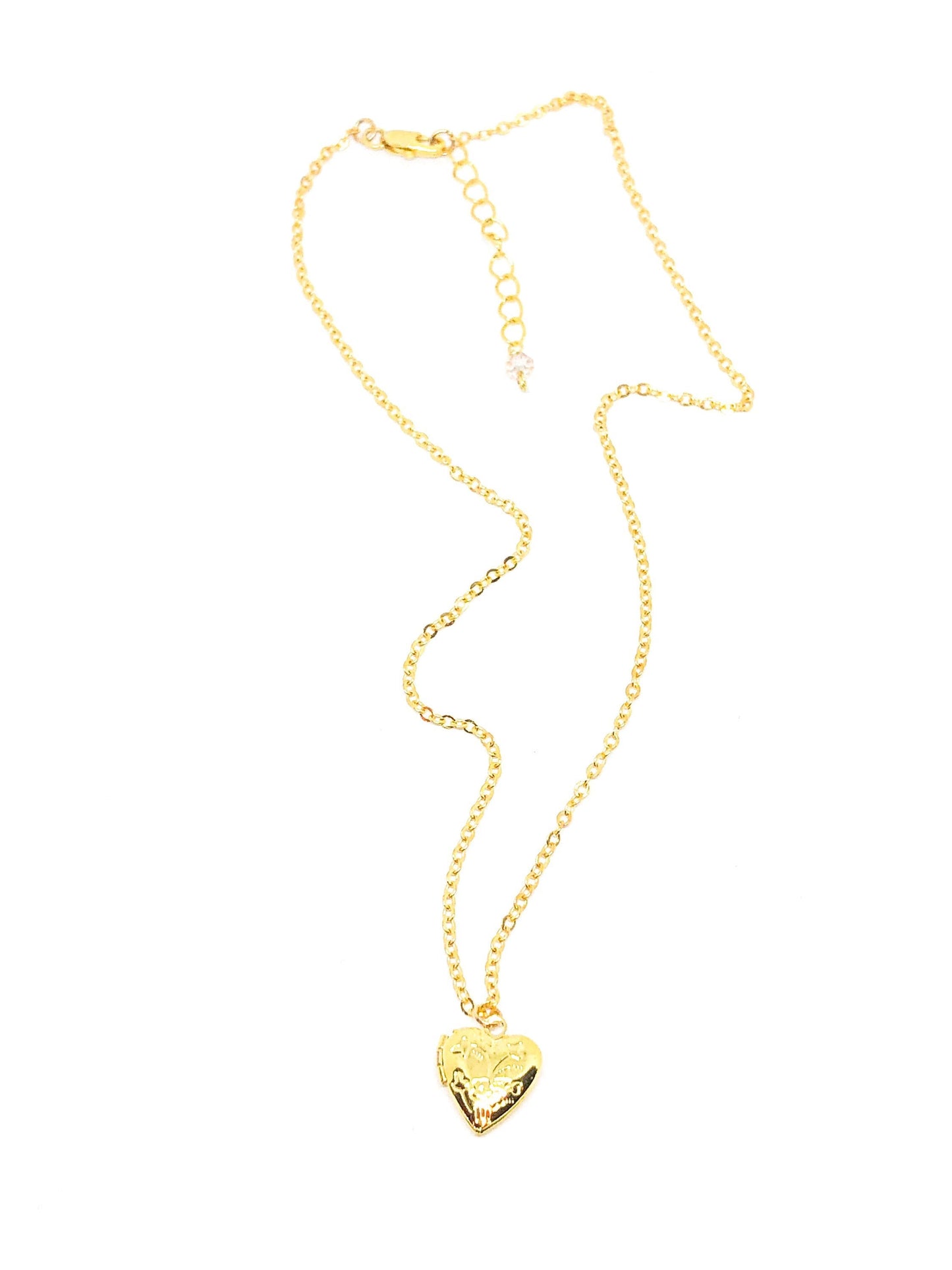 Mother's Day Gift - Small heart locket in gold or silver