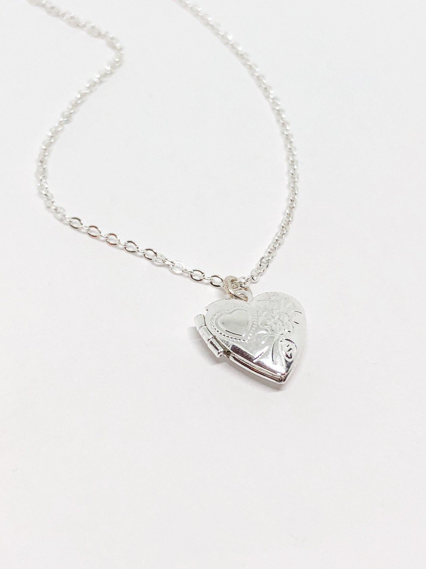 Mother's Day Gift - Small heart locket in gold or silver