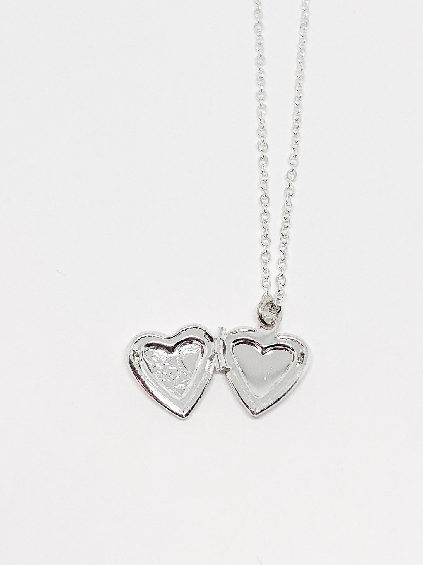 Mother's Day Gift - Small heart locket in gold or silver