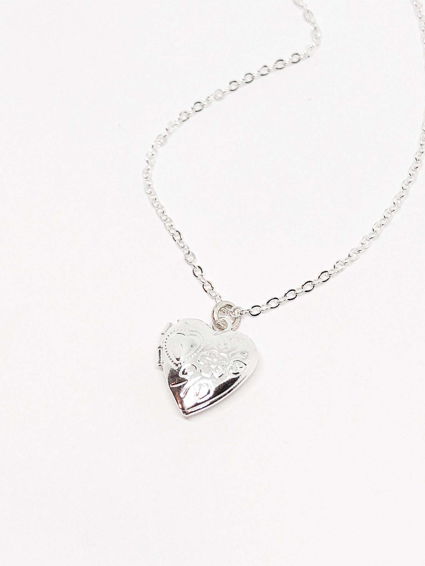 Mother's Day Gift - Small heart locket in gold or silver