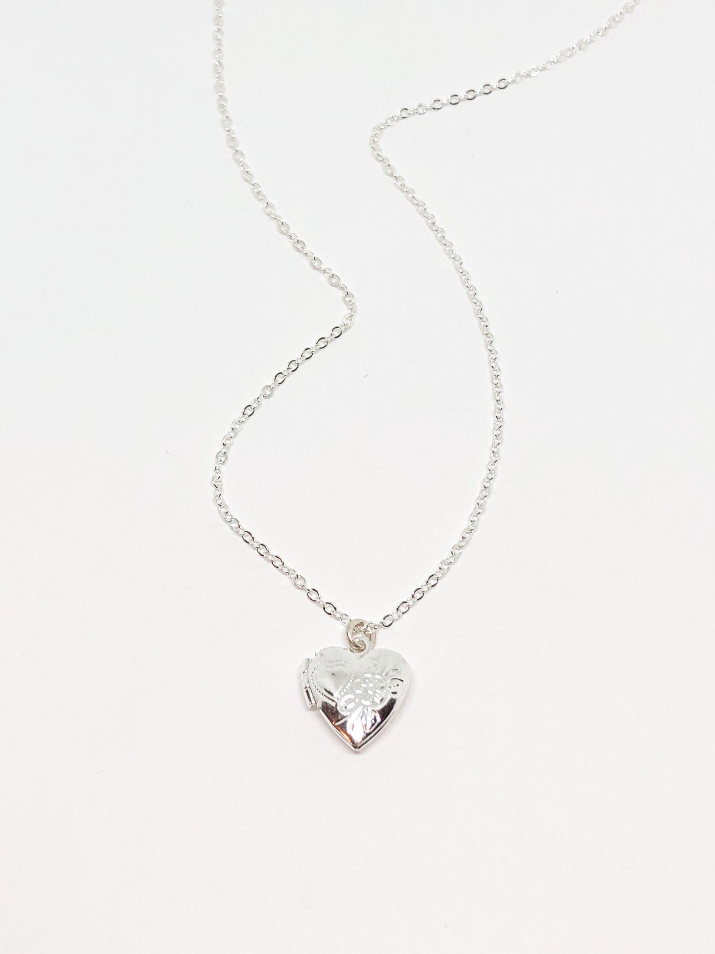 Mother's Day Gift - Small heart locket in gold or silver
