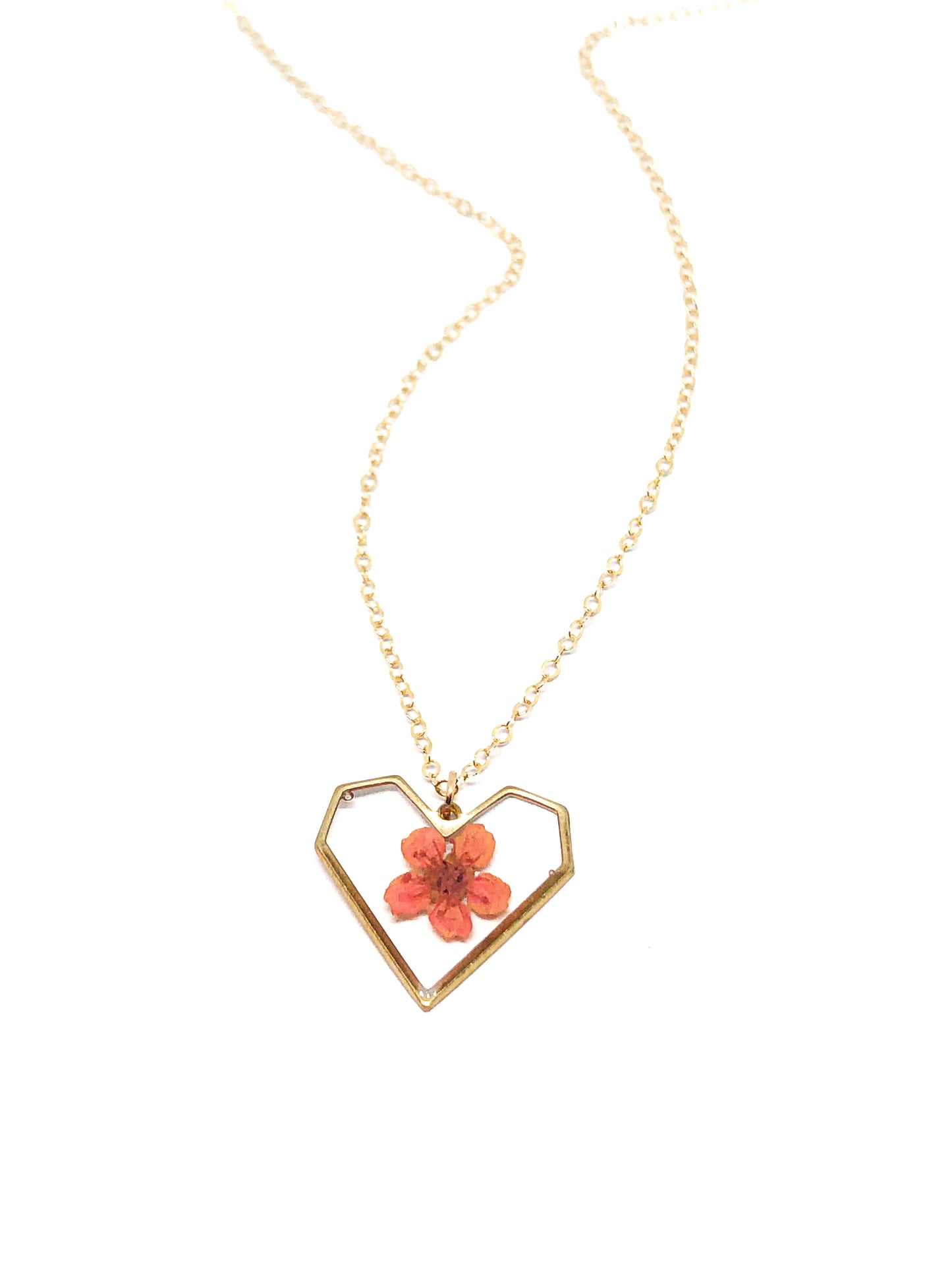 Real flower necklace
