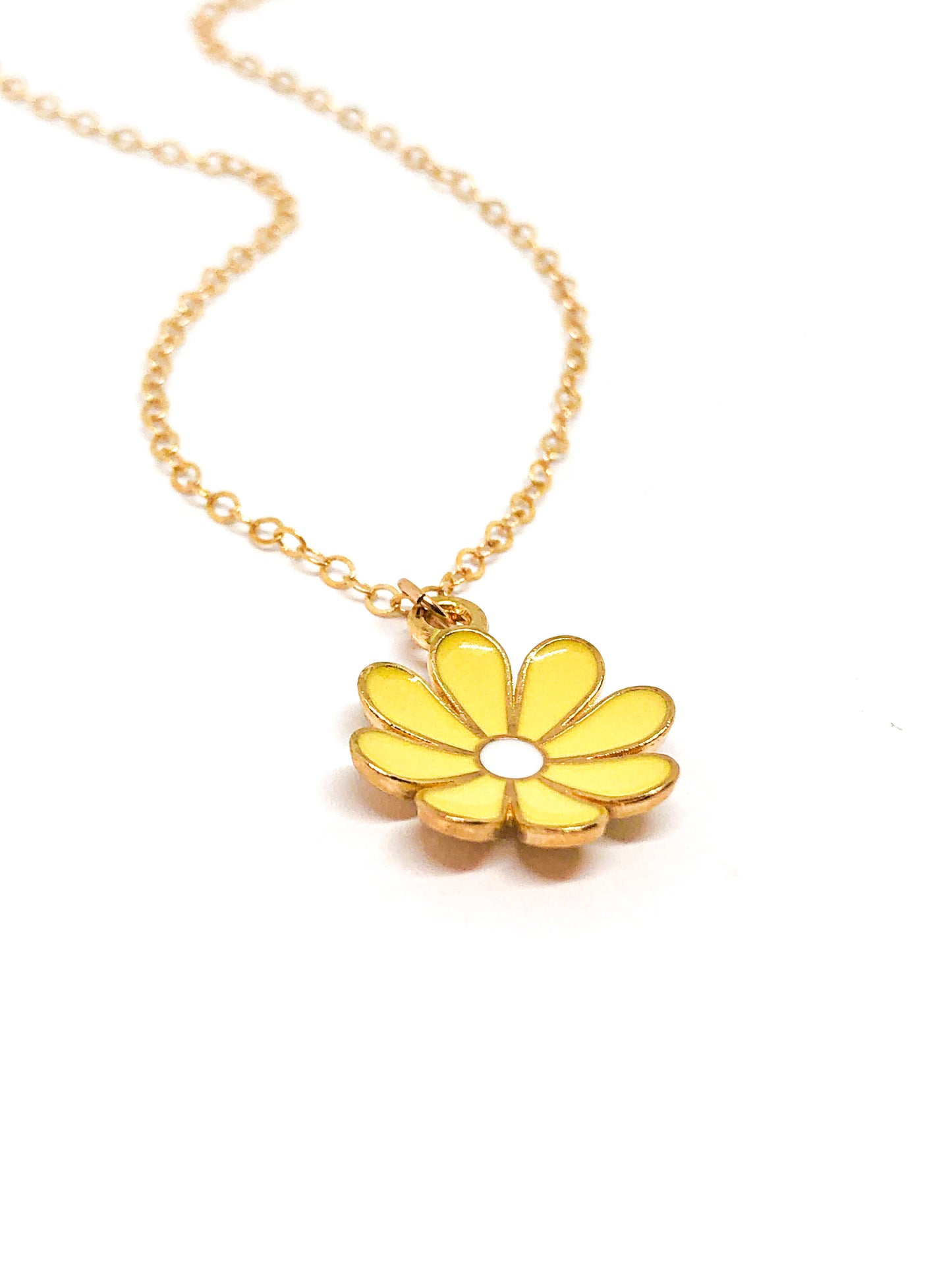 Yellow Flower necklace