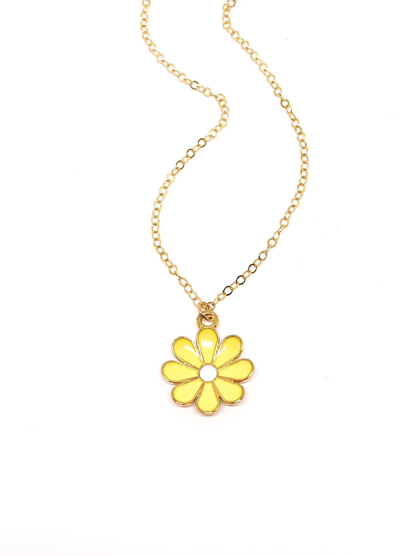 Yellow Flower necklace