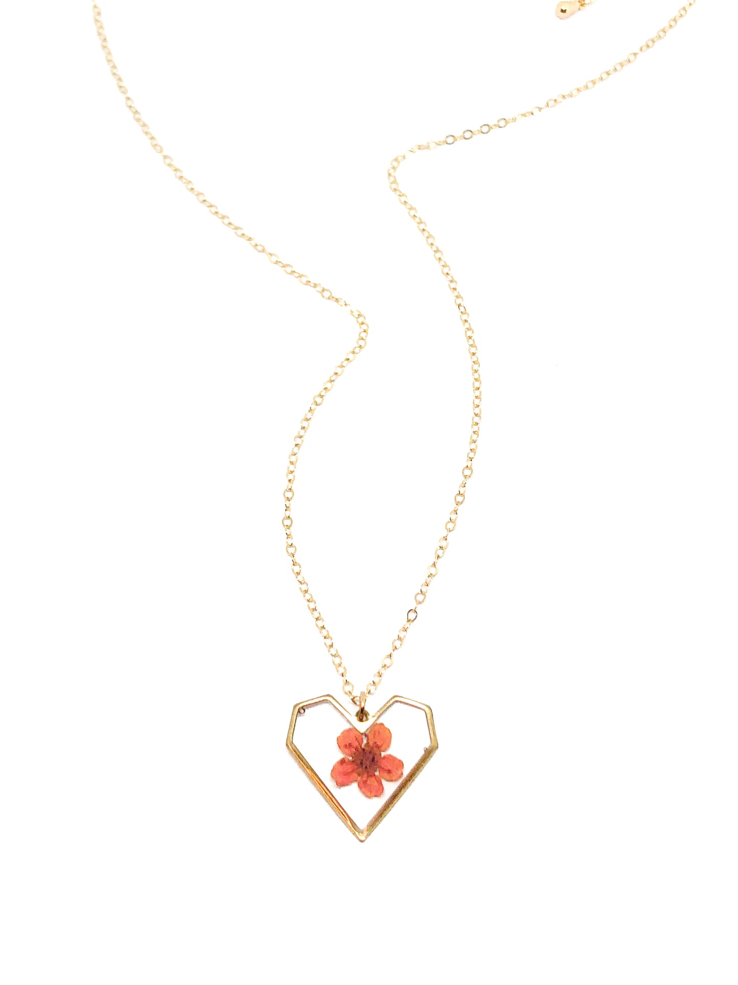Real flower necklace
