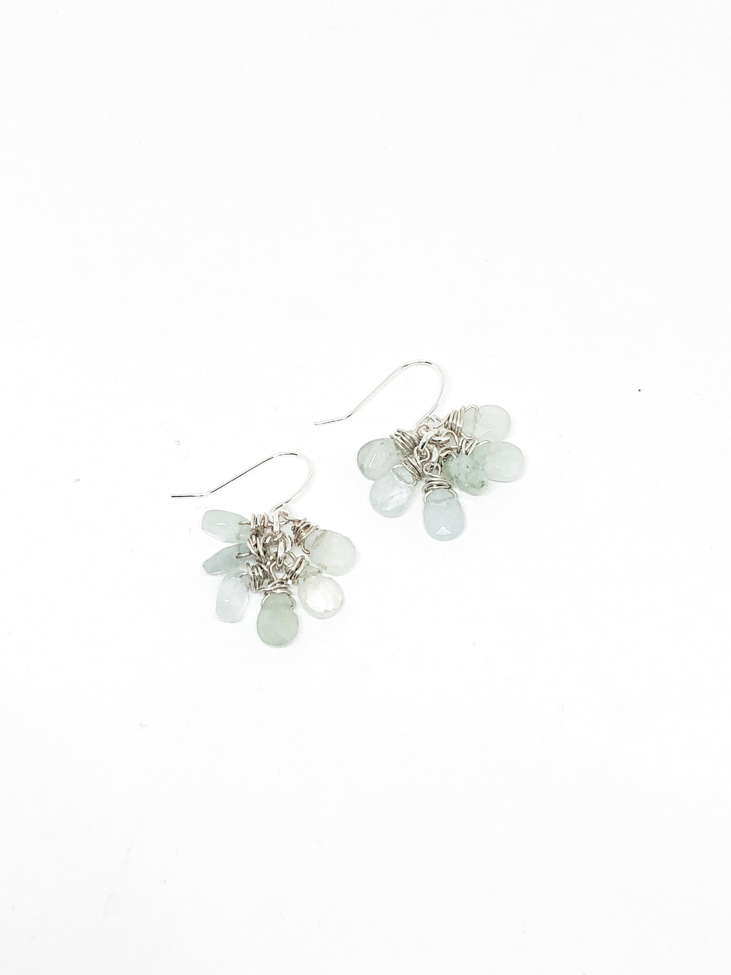 Aquamarine dangle earrings