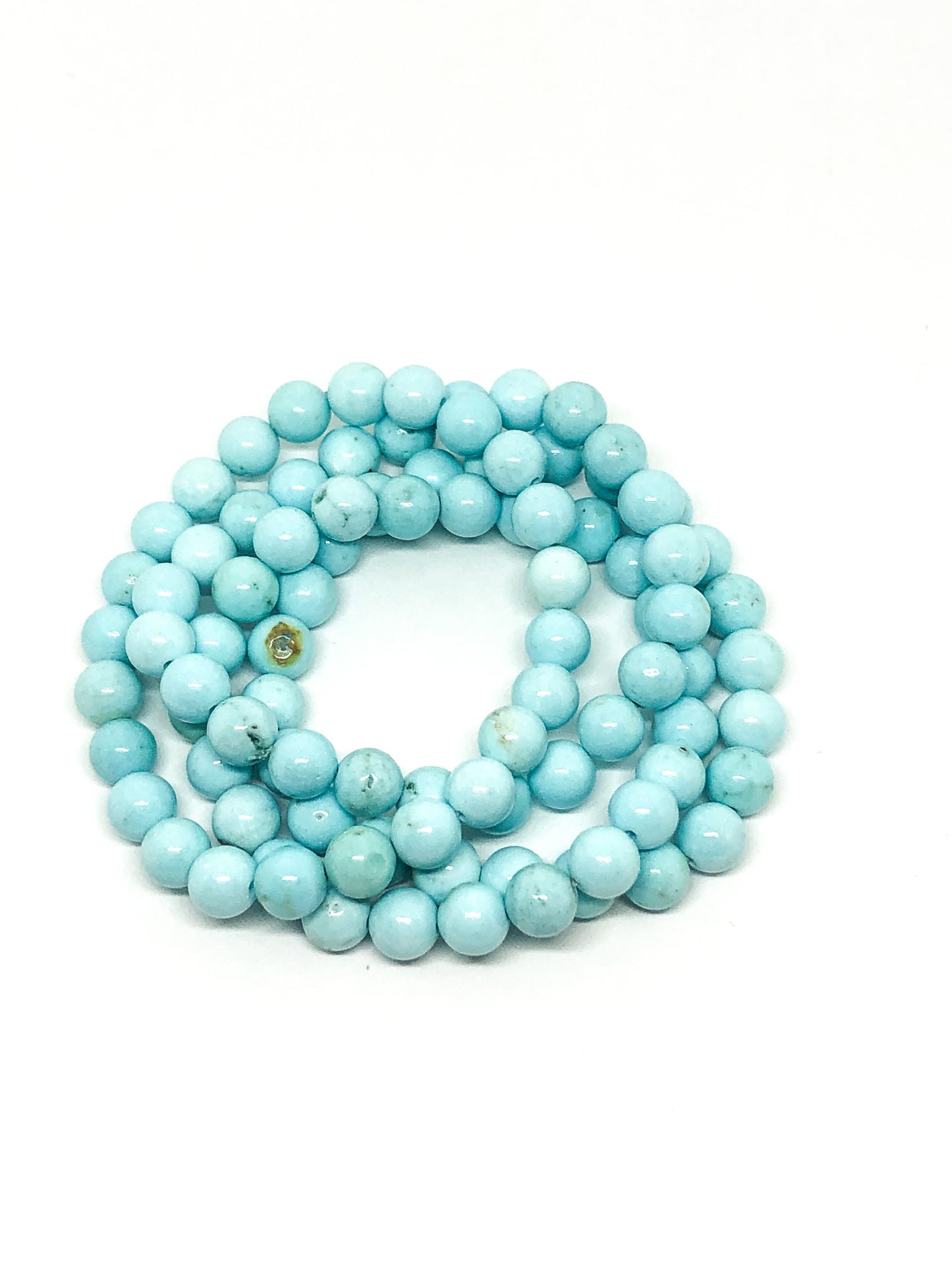 Magnesite beaded bracelet
