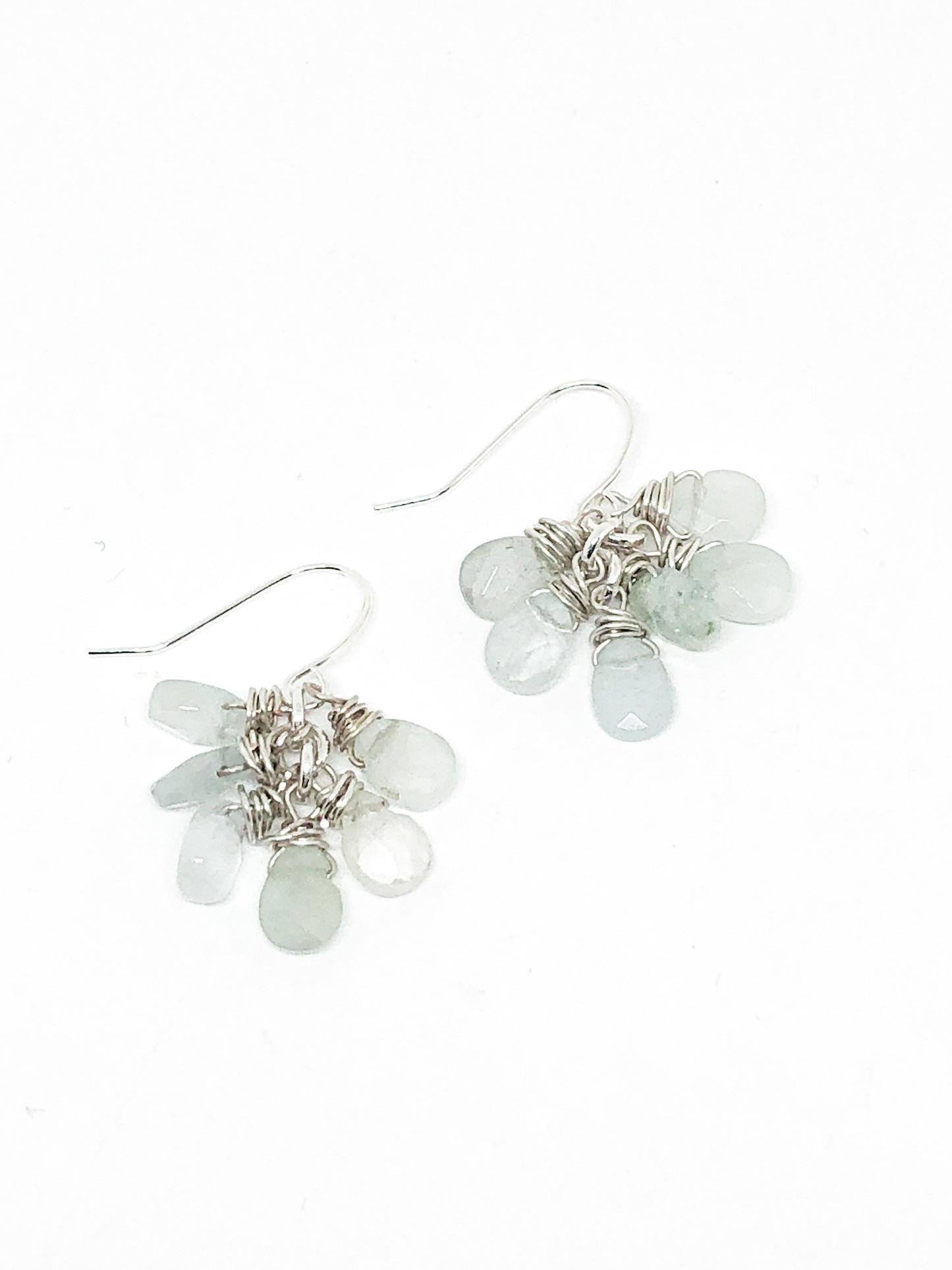 Aquamarine dangle earrings
