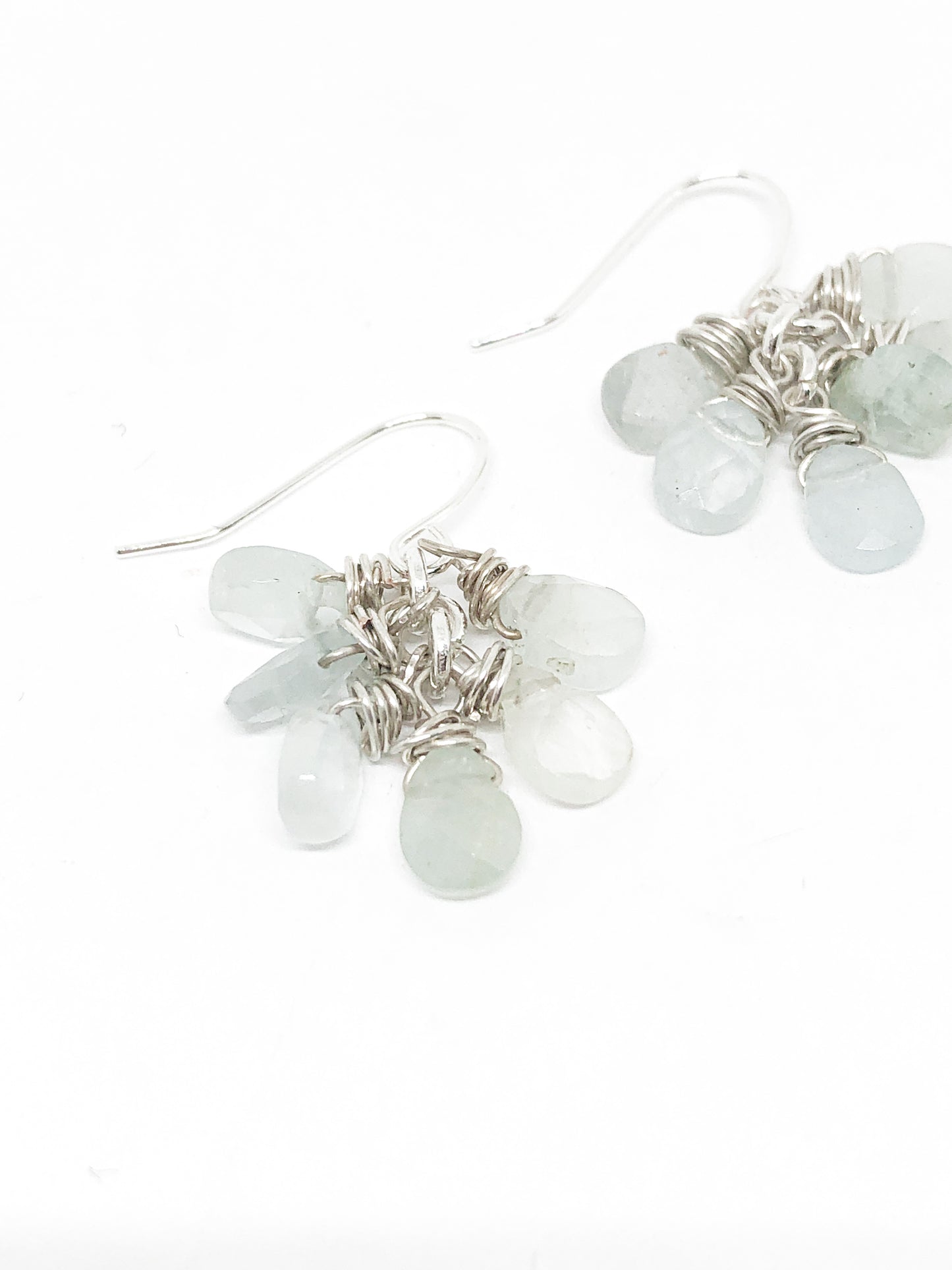 Aquamarine dangle earrings