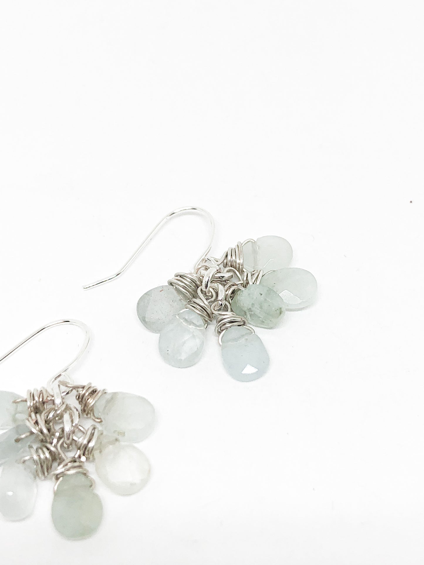 Aquamarine dangle earrings