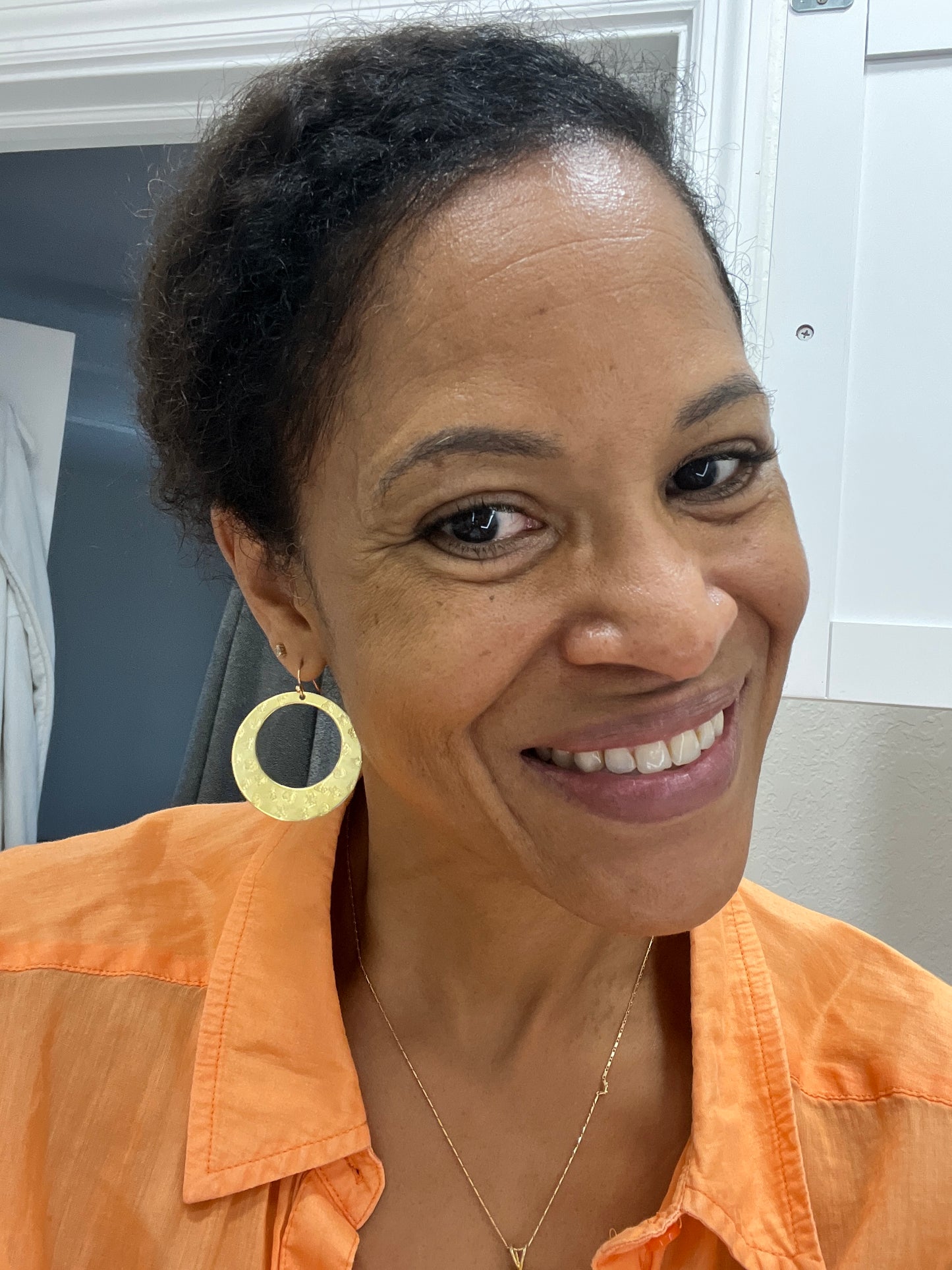 Family birth flower statement earrings