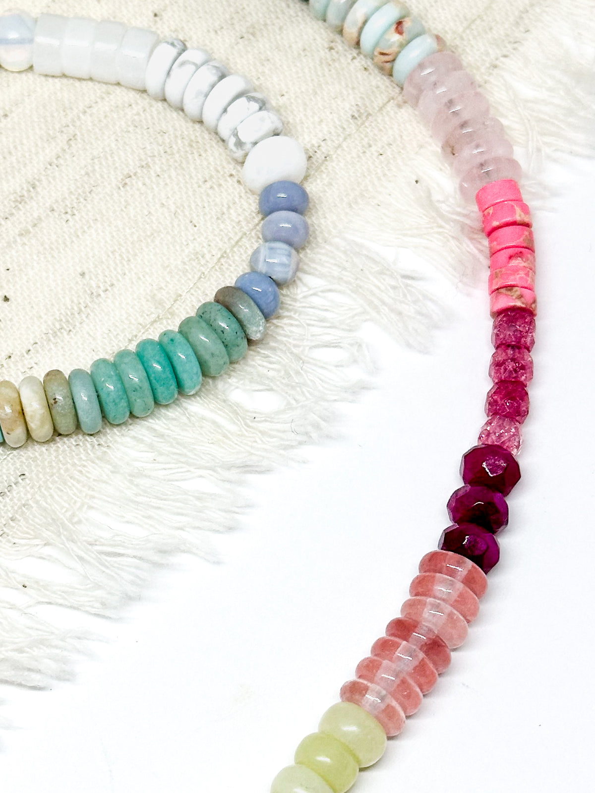 Summer gemstone necklace