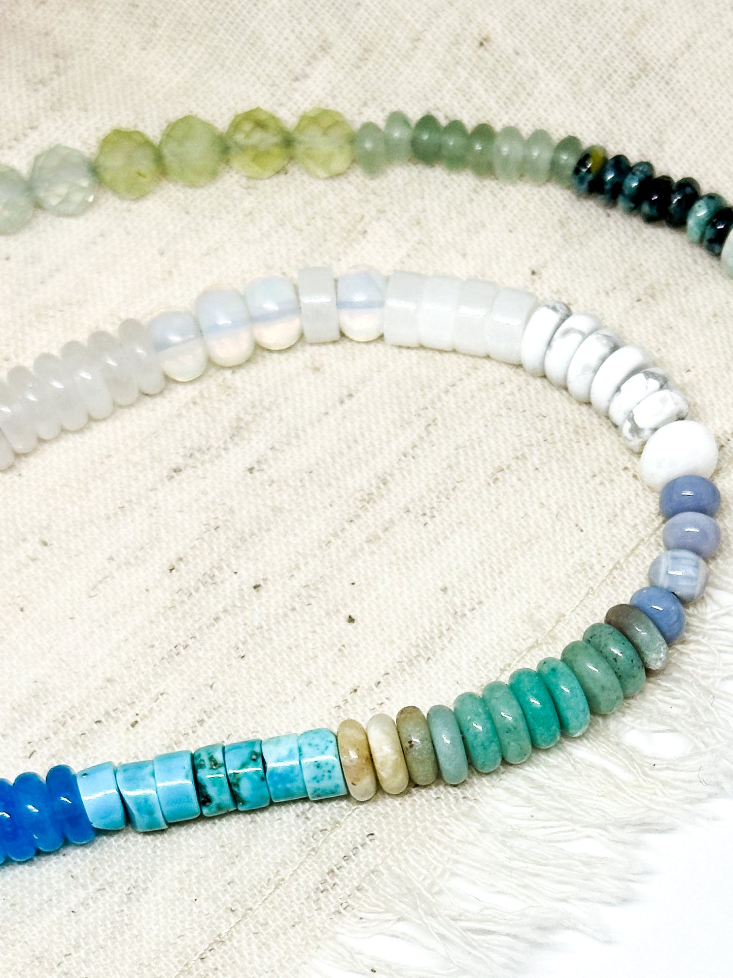 Summer gemstone necklace