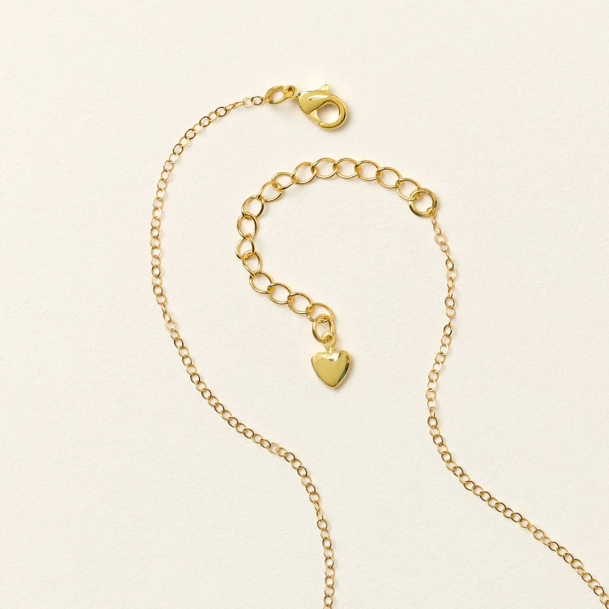 Custom Heart Birthstone Necklace