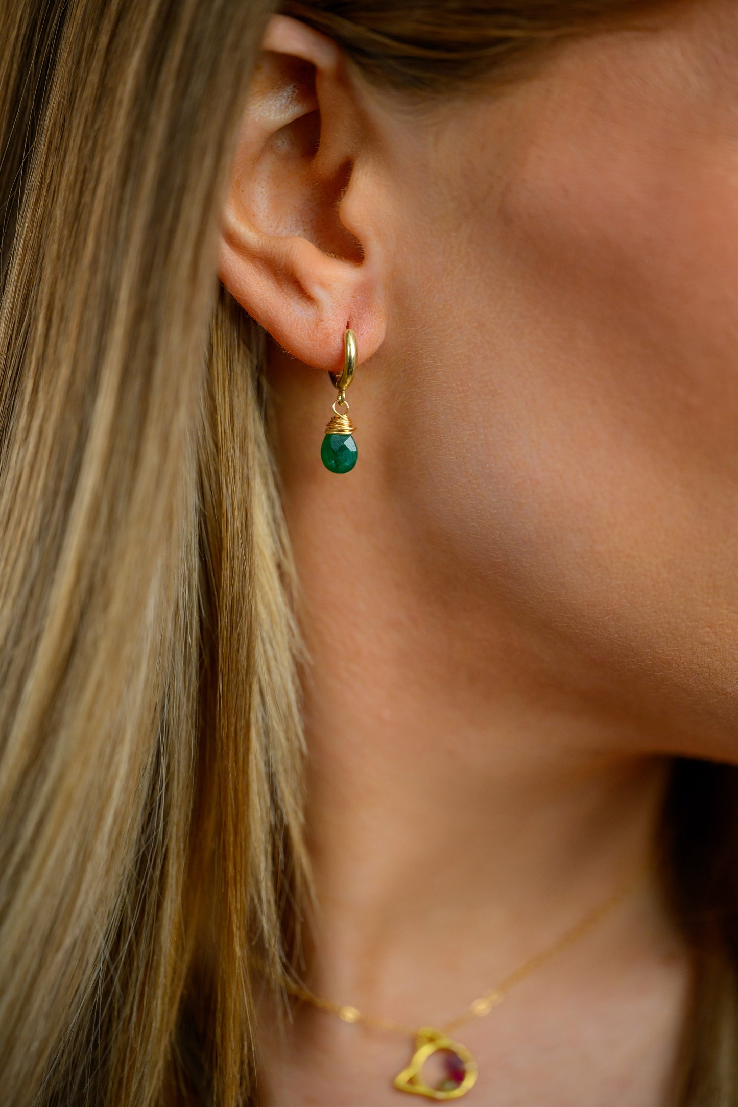 Birthstone earring set