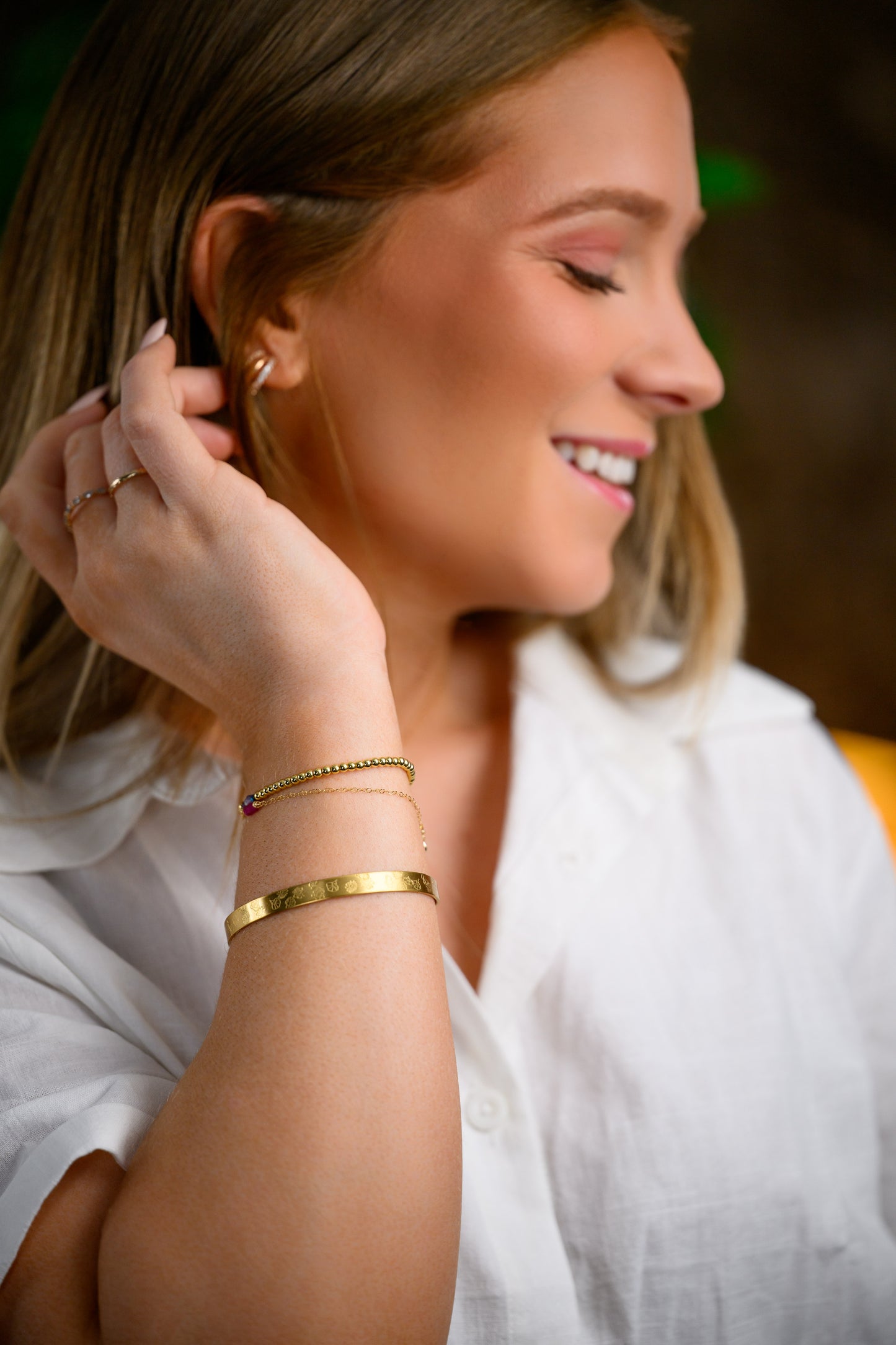 February birthstone bracelets stretchy and perfect - Amethyst