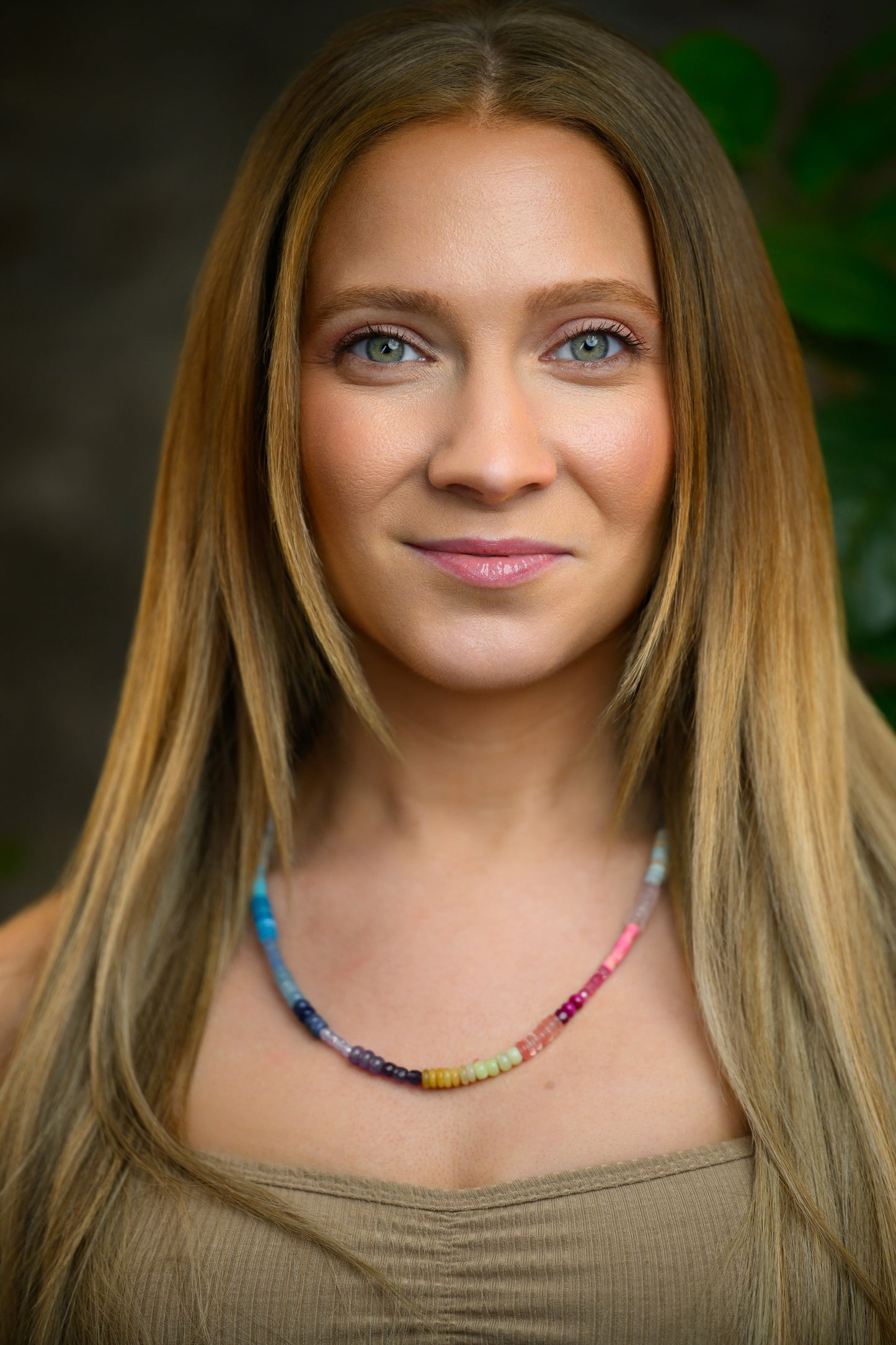 Summer gemstone necklace