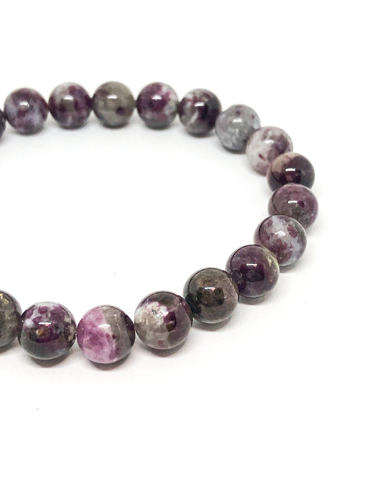 Eudalite beaded bracelet