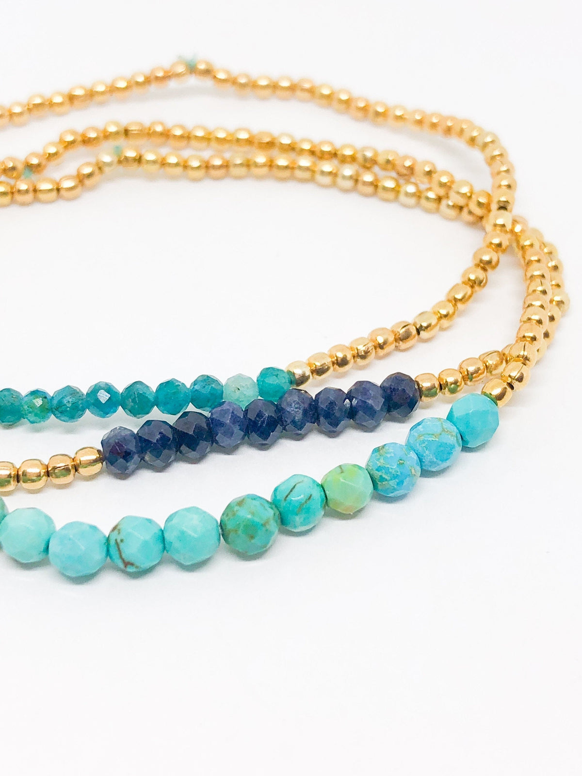 September birthstone bracelets stretchy and perfect - Sapphire