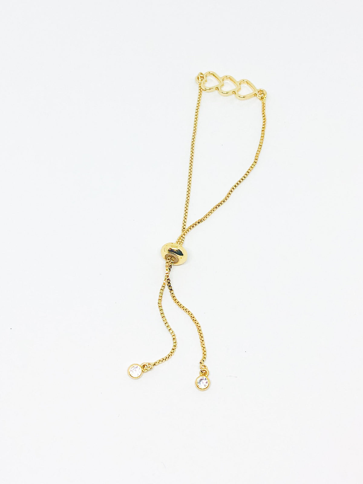 Heart bracelet gold