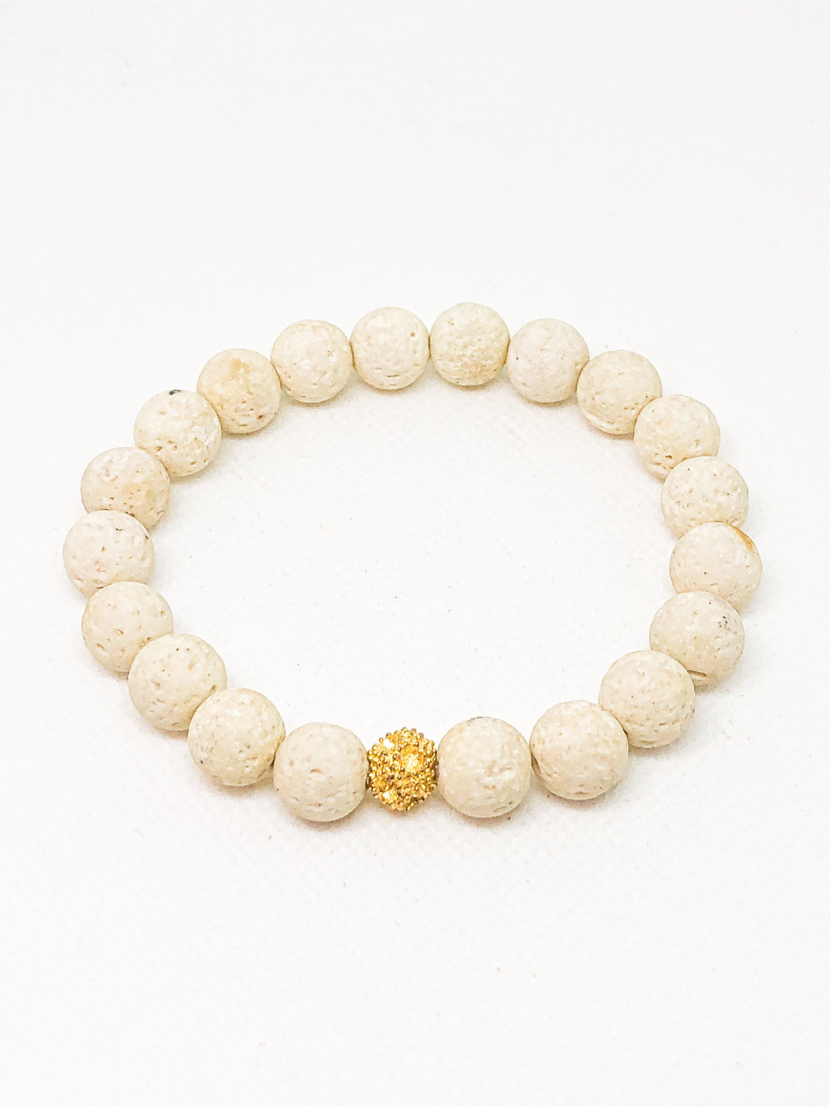 Lava stone beaded bracelet